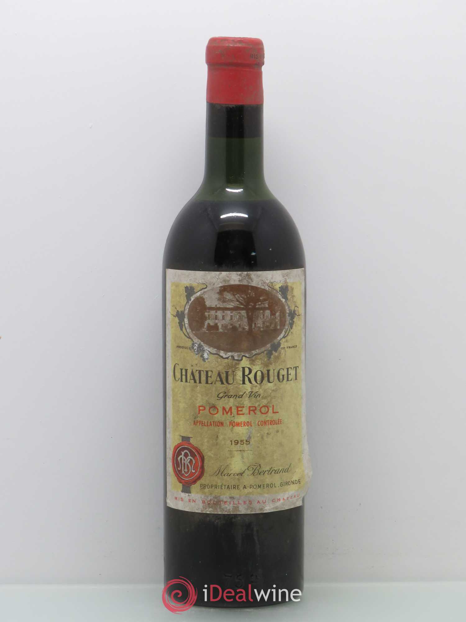 Château Rouget (sans prix de réserve) 1955 - Lot de 1 bouteille - 0