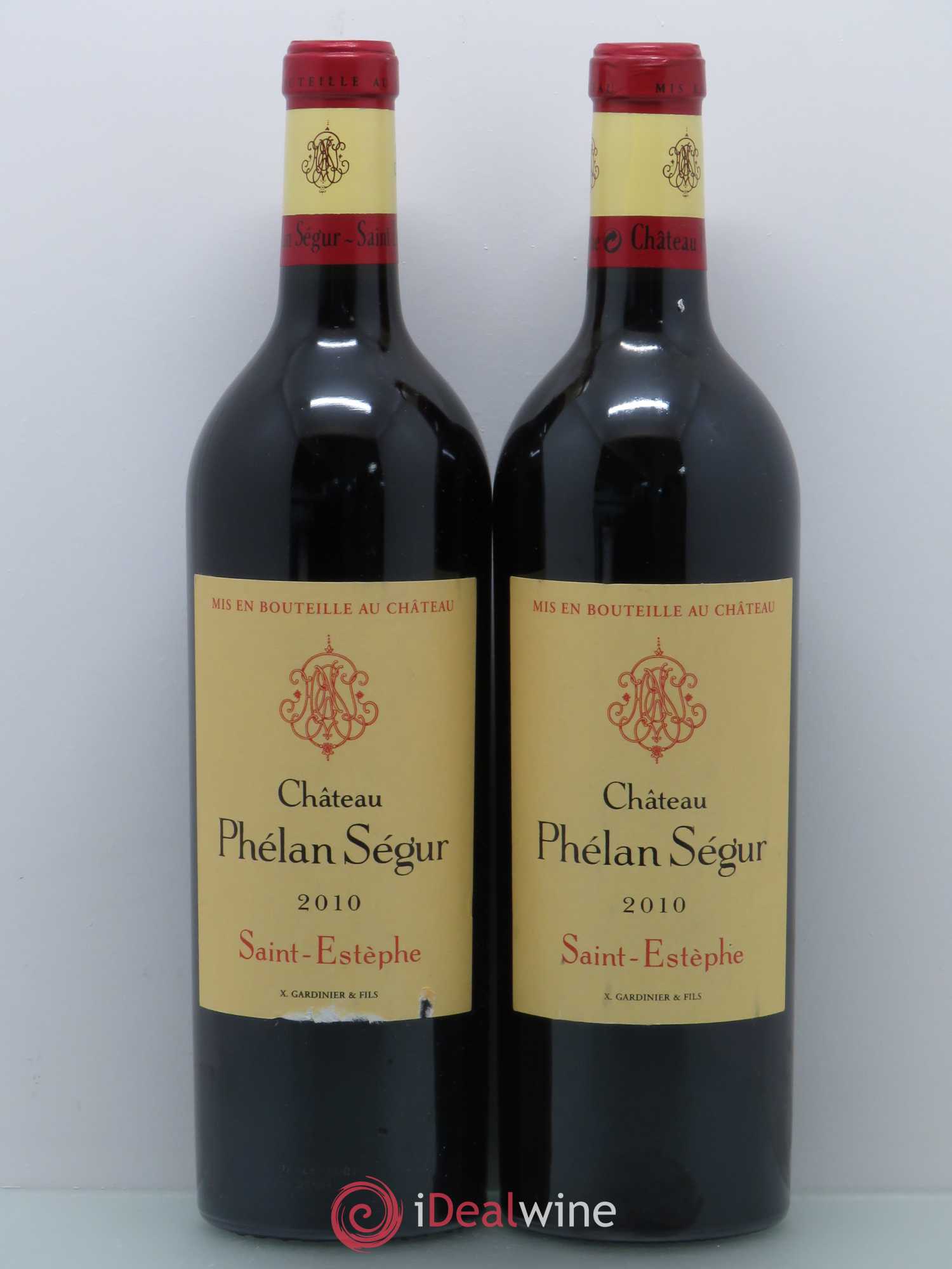 Château Phélan Ségur (sans prix de réserve) 2010 - Lot de 5 bouteilles - 2