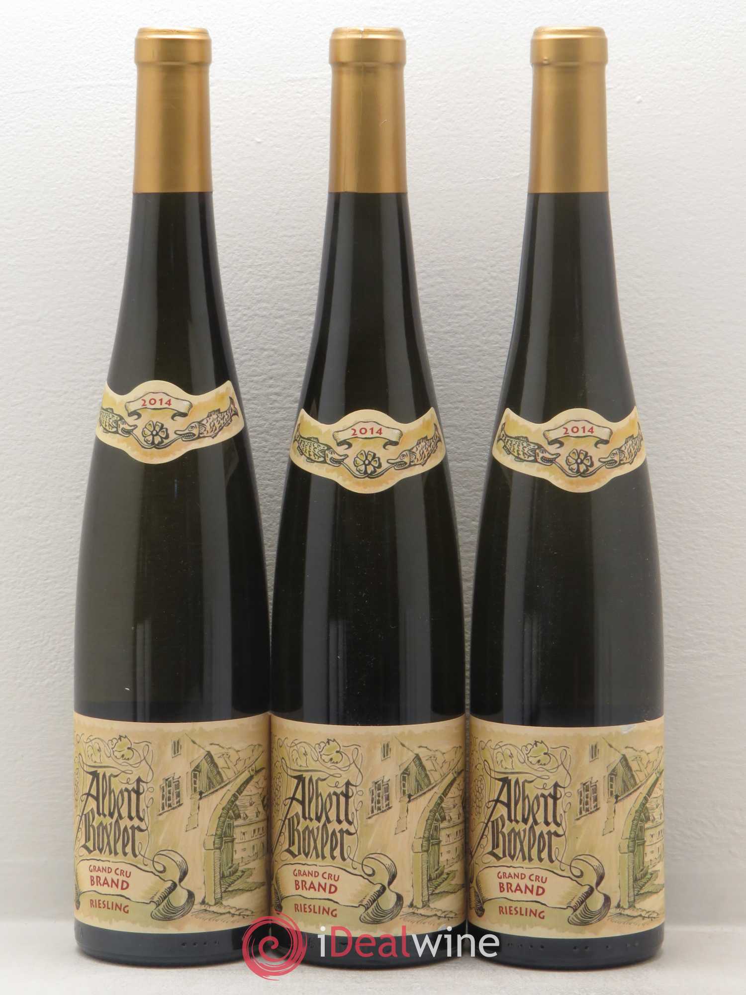 Riesling Brand K Boxler (sans prix de réserve) 2014 - Posten von 3 Flaschen - 0