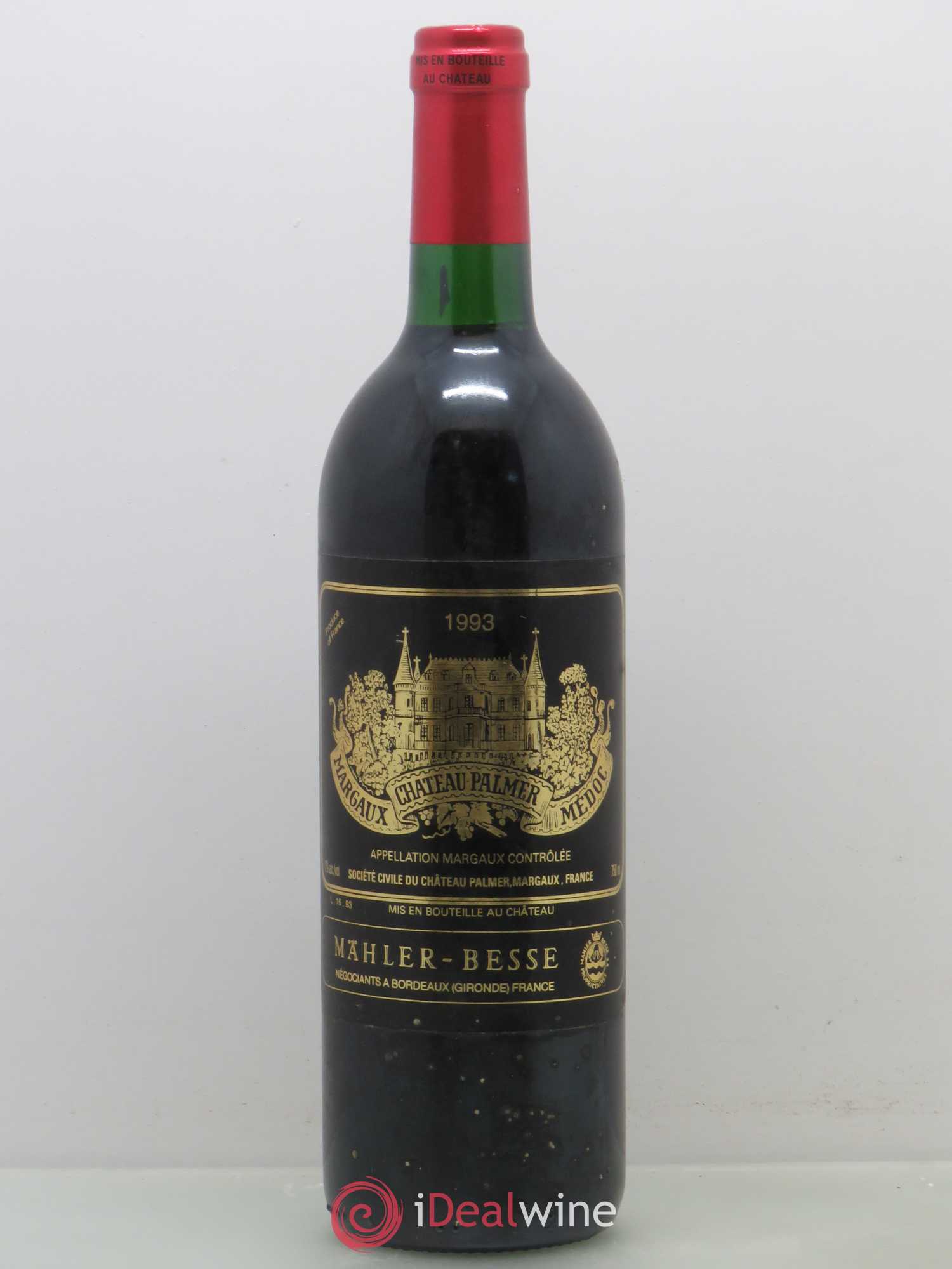 Château Palmer 3ème Grand Cru Classé (sans prix de réserve) 1993 - Lot de 1 bouteille - 0