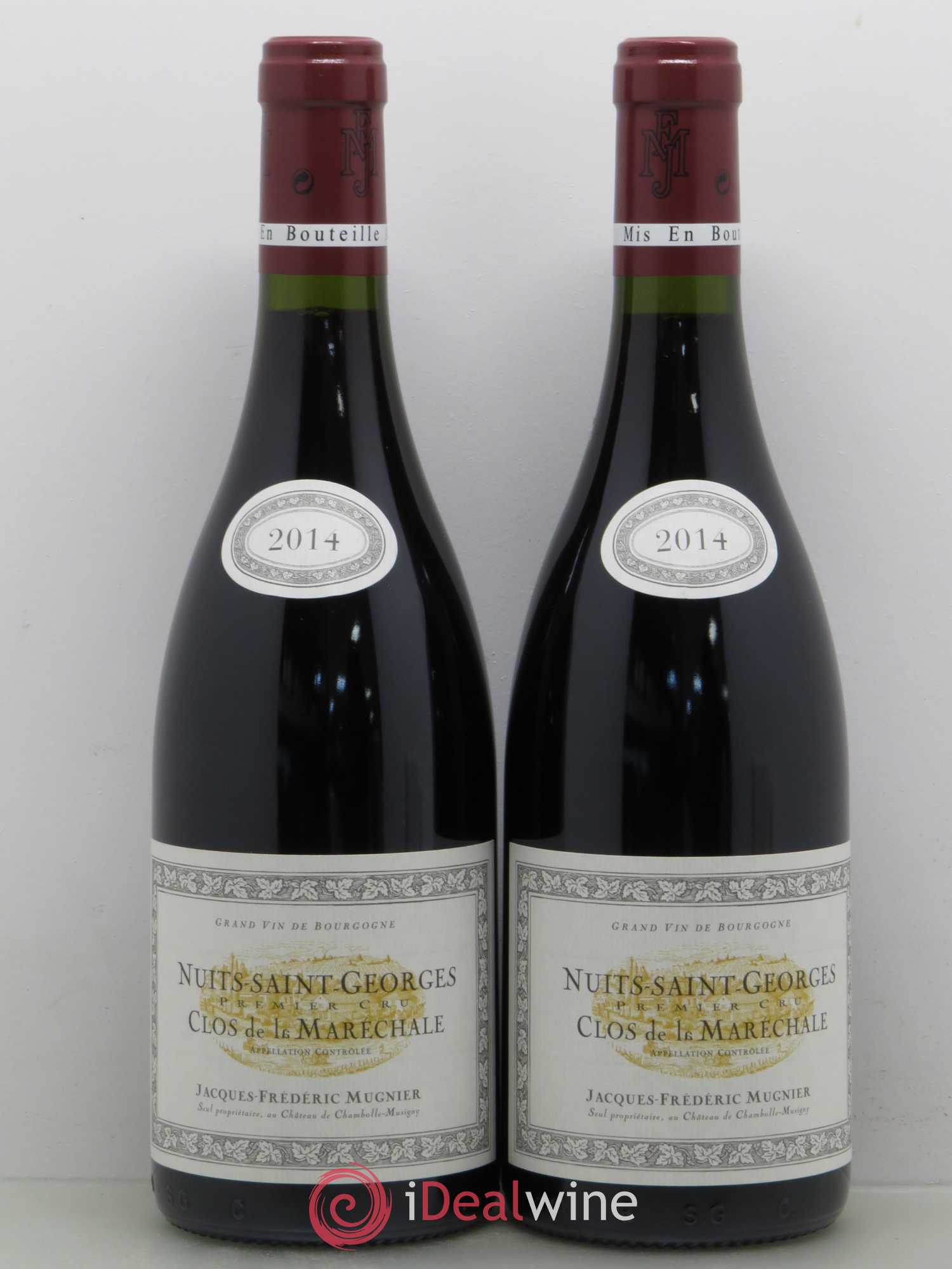 Nuits-Saint-Georges 1er Cru Clos de La Maréchale Jacques-Frédéric Mugnier (sans prix de réserve) 2014 - Lot de 2 bouteilles - 0
