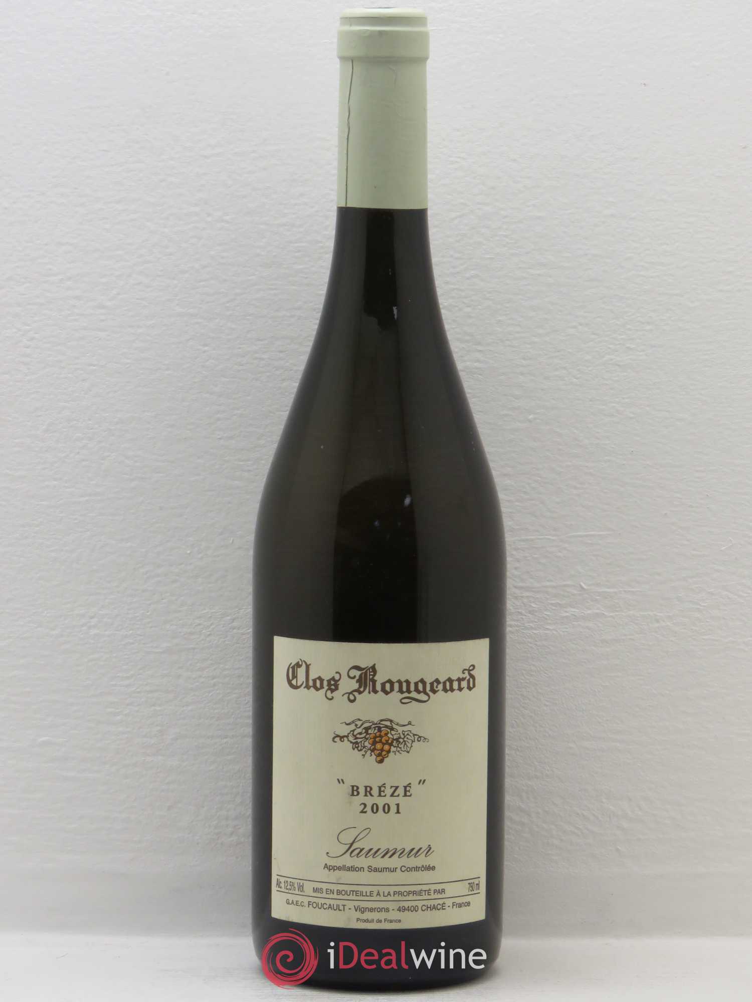 Saumur Brézé Clos Rougeard (sans prix de réserve) 2001 - Lot de 1 bouteille - 0