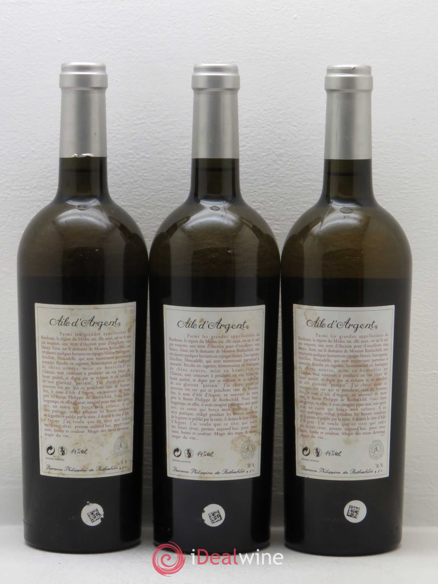 Aile d'Argent (sans prix de réserve) 2006 - Lot de 3 bouteilles - 1