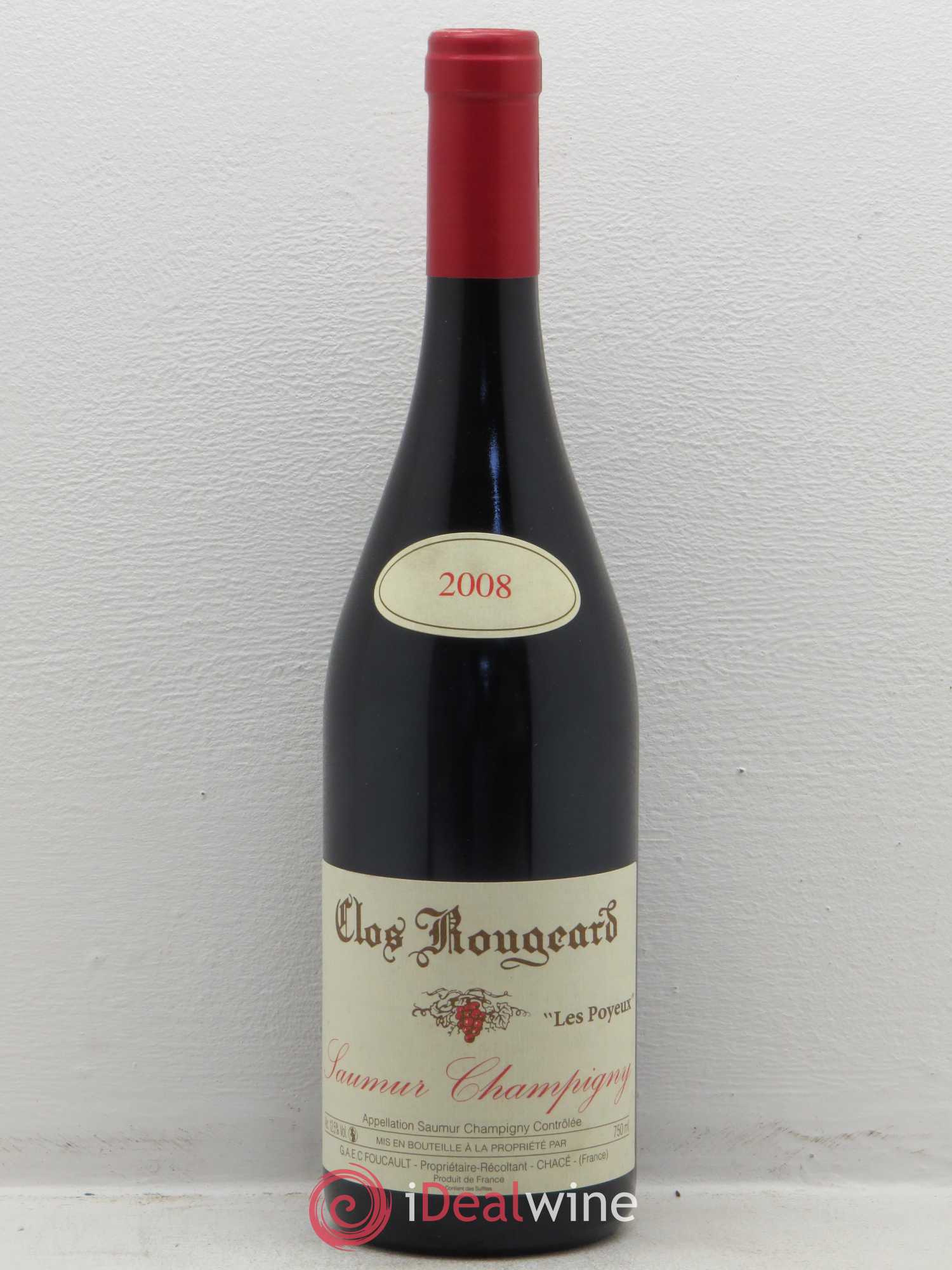 Saumur-Champigny Les Poyeux Clos Rougeard (sans prix de réserve) 2008 - Lot de 1 bouteille - 0