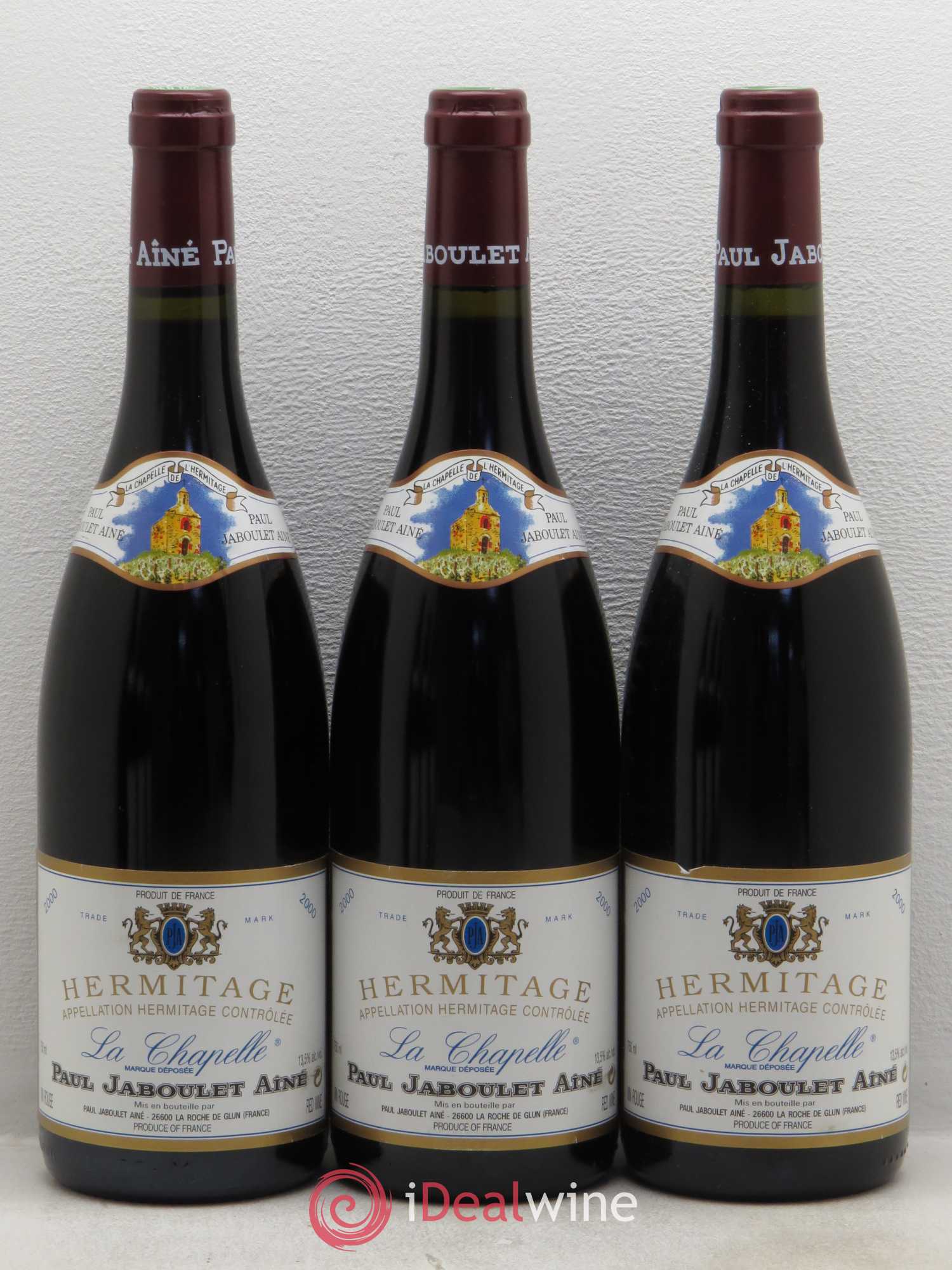 Hermitage La Chapelle Paul Jaboulet Ainé (sans prix de réserve) 2000 - Lot de 6 bouteilles - 1