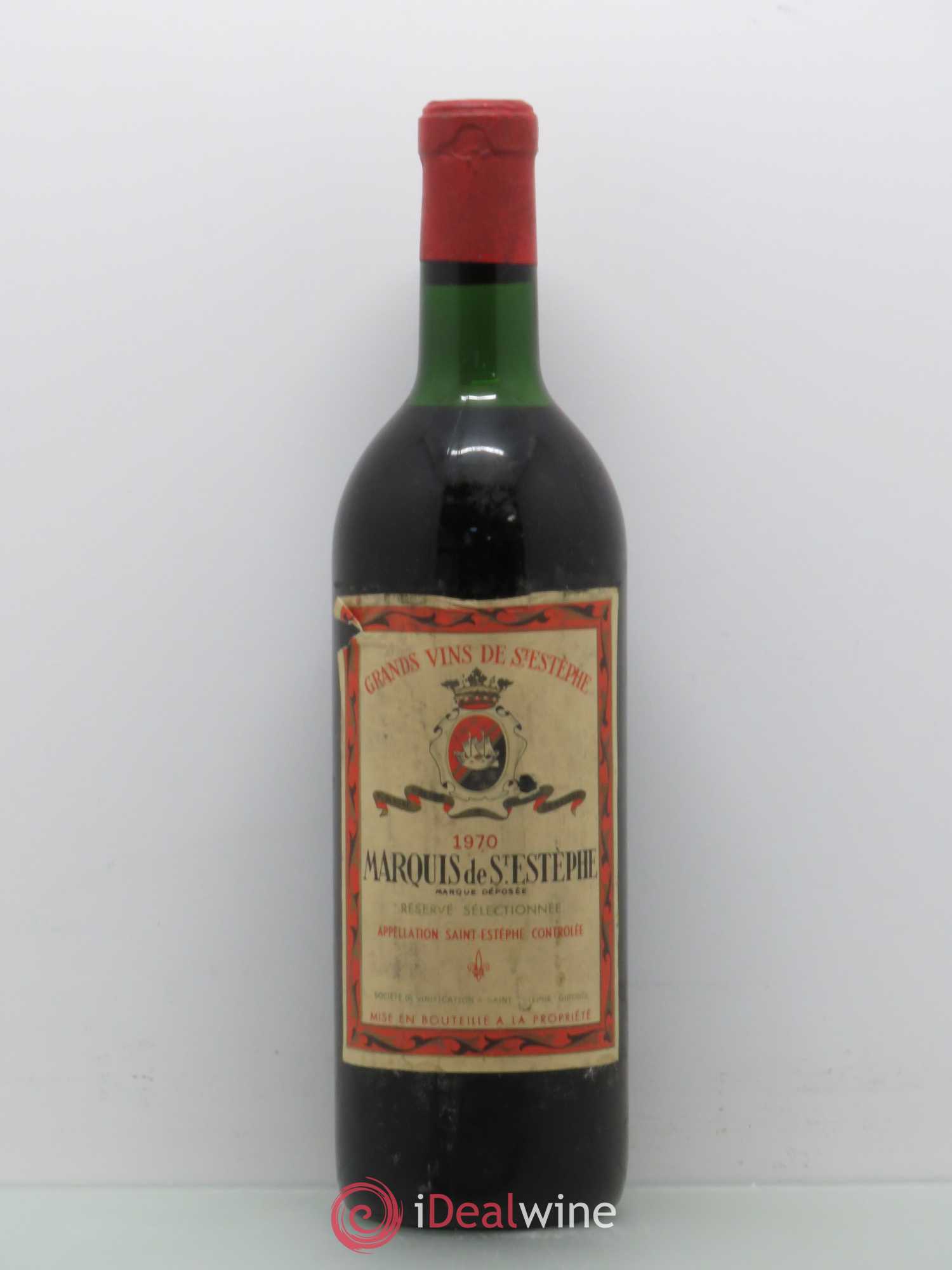 Marquis de Saint Estèphe (sans prix de réserve) 1970 - Lot de 1 bouteille - 0