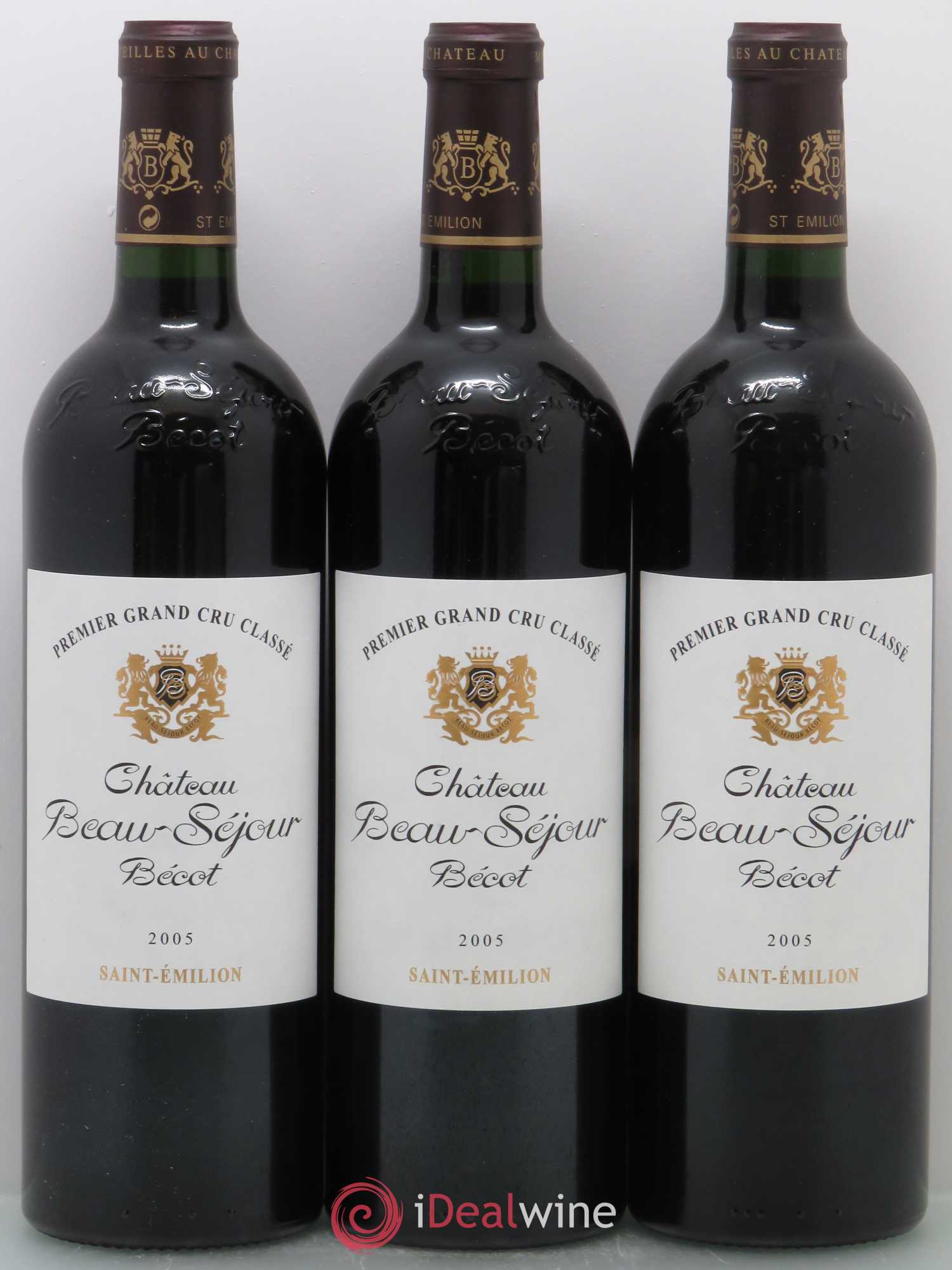 Château Beau-Séjour Bécot 1er Grand Cru Classé B 2005 - Lot de 12 bouteilles - 2