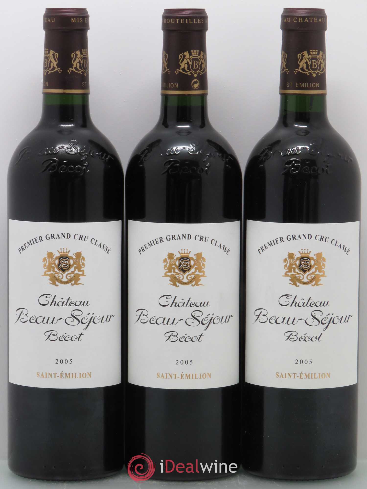 Château Beau-Séjour Bécot 1er Grand Cru Classé B 2005 - Lot de 12 bouteilles - 3