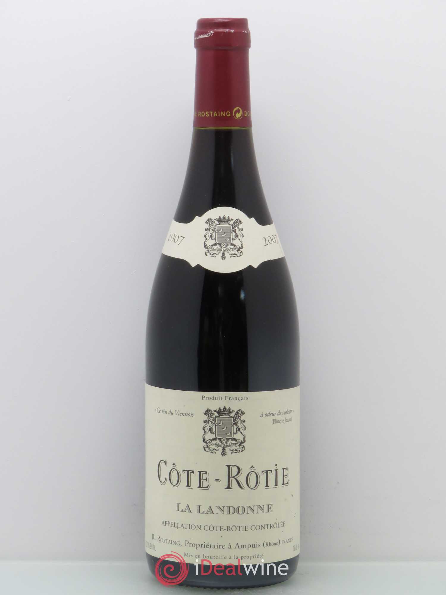 Côte-Rôtie La Landonne René Rostaing (sans prix de réserve) 2007 - Lot de 1 bouteille - 0