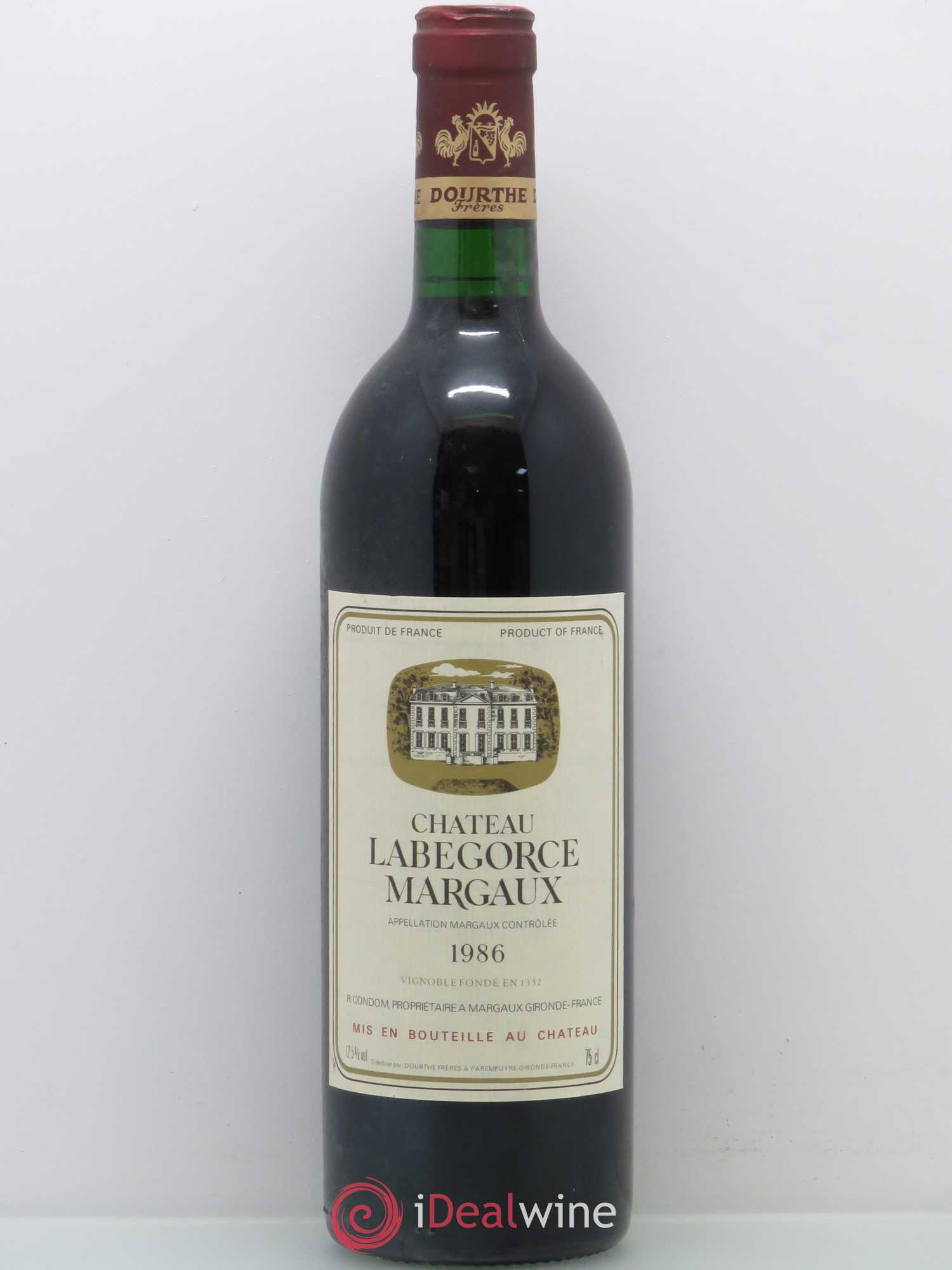 Château Labegorce Cru Bourgeois (sans prix de réserve) 1986 - Lot de 1 bouteille - 0