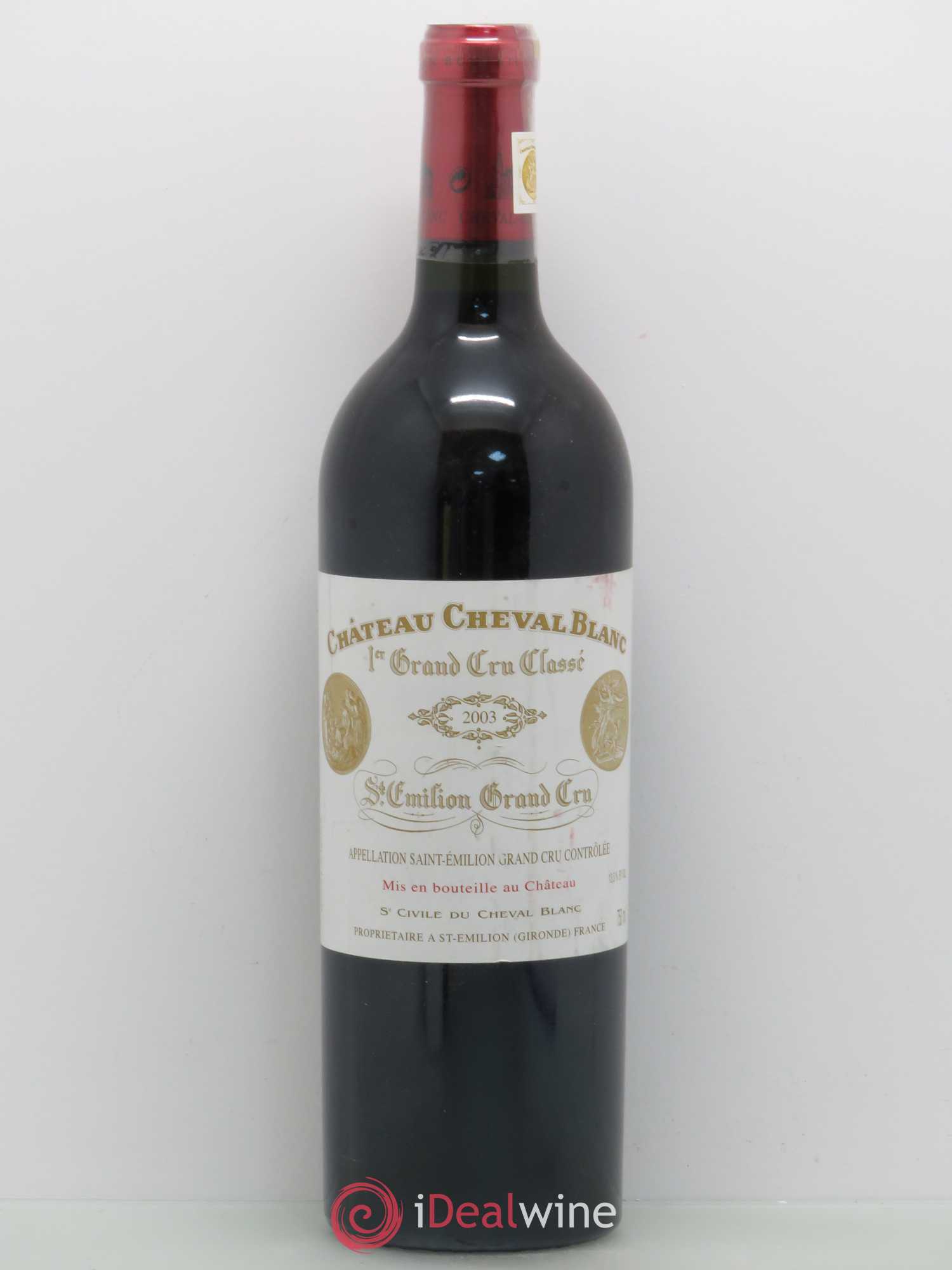Château Cheval Blanc 1er Grand Cru Classé A (senza prezzo di riserva) 2003 - Lotto di 1 bottiglia - 0