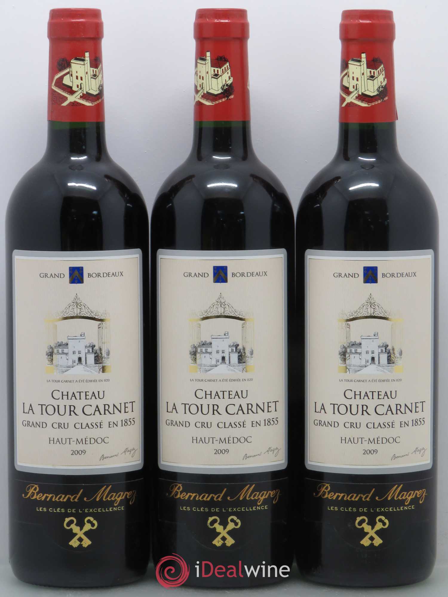 Château la Tour Carnet 4ème Grand Cru Classé (sans prix de réserve) 2009 - Lot de 6 bouteilles - 2