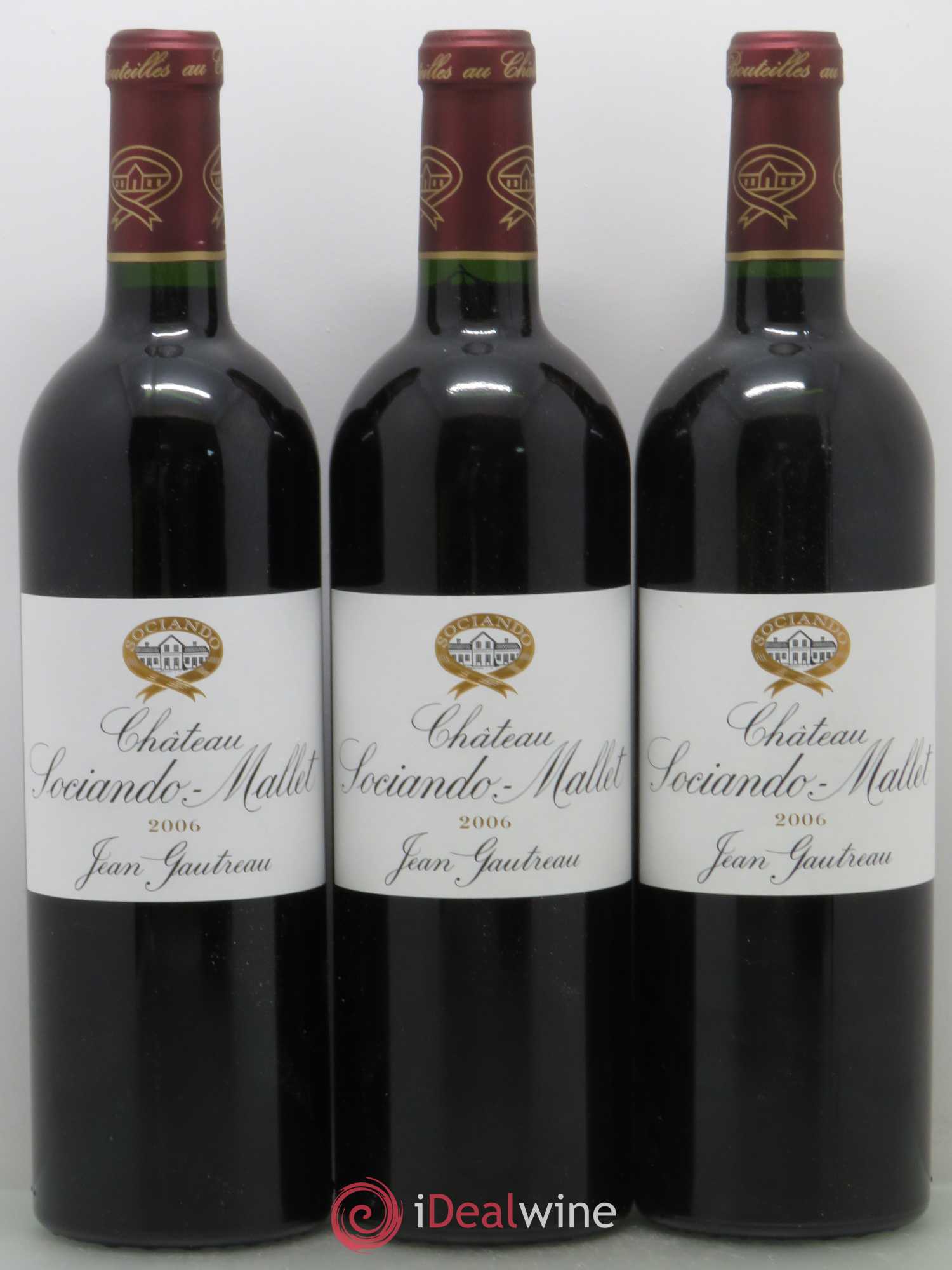 Château Sociando Mallet (sans prix de réserve) 2006 - Lot de 6 bouteilles - 2
