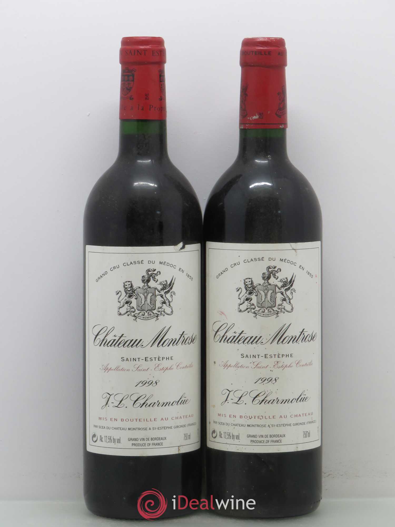 Château Montrose 2ème Grand Cru Classé (sans prix de réserve) 1998 - Lot de 4 bouteilles - 2