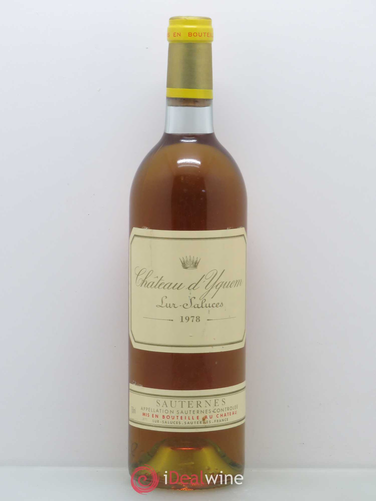 Château d' Yquem 1er Cru Classé Supérieur (senza prezzo di riserva) 1978 - Lotto di 1 bottiglia - 0