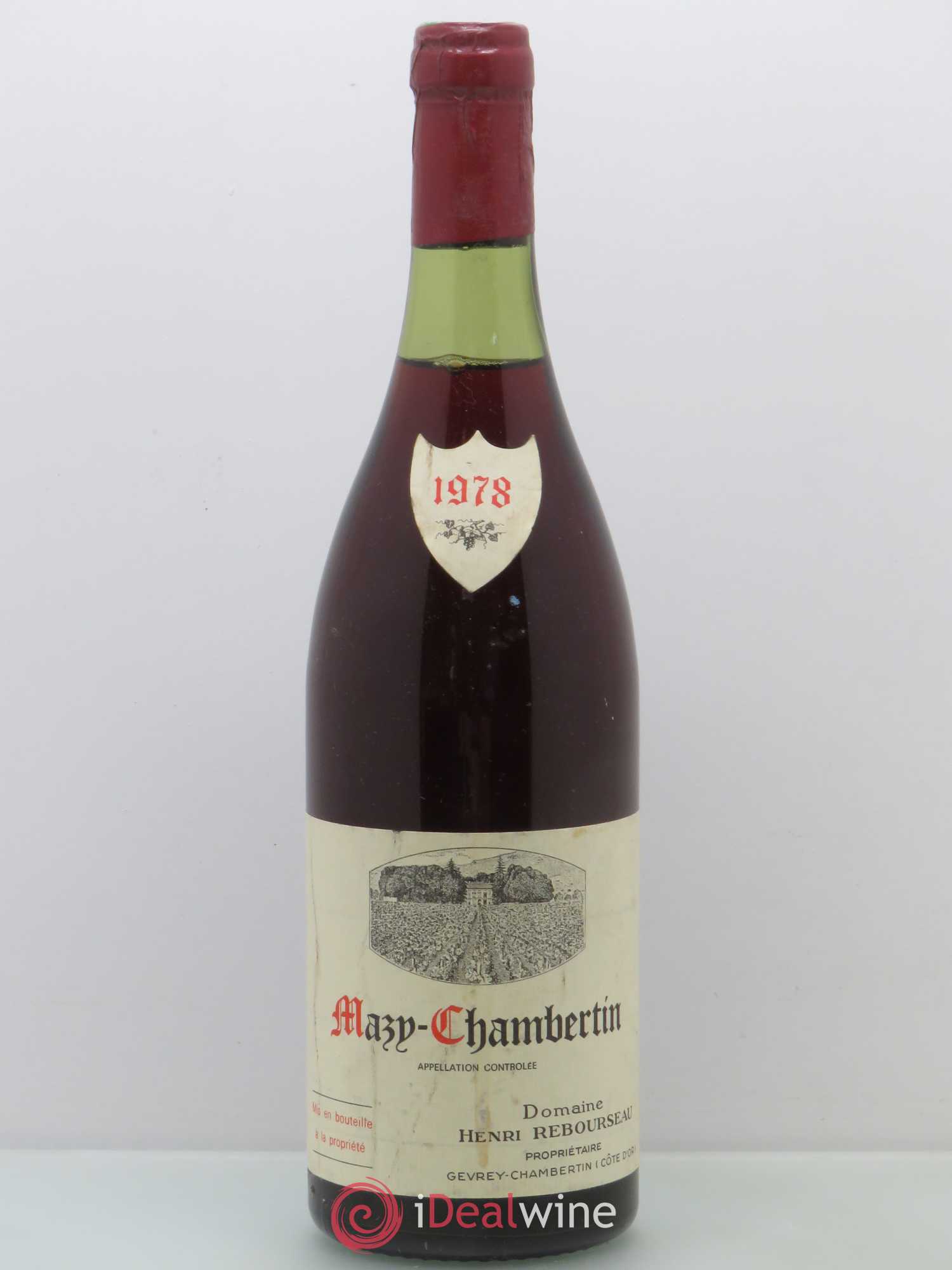 Mazis-Chambertin Grand Cru Henri Rebourseau (sans prix de réserve) 1978 - Lot de 1 bouteille - 0