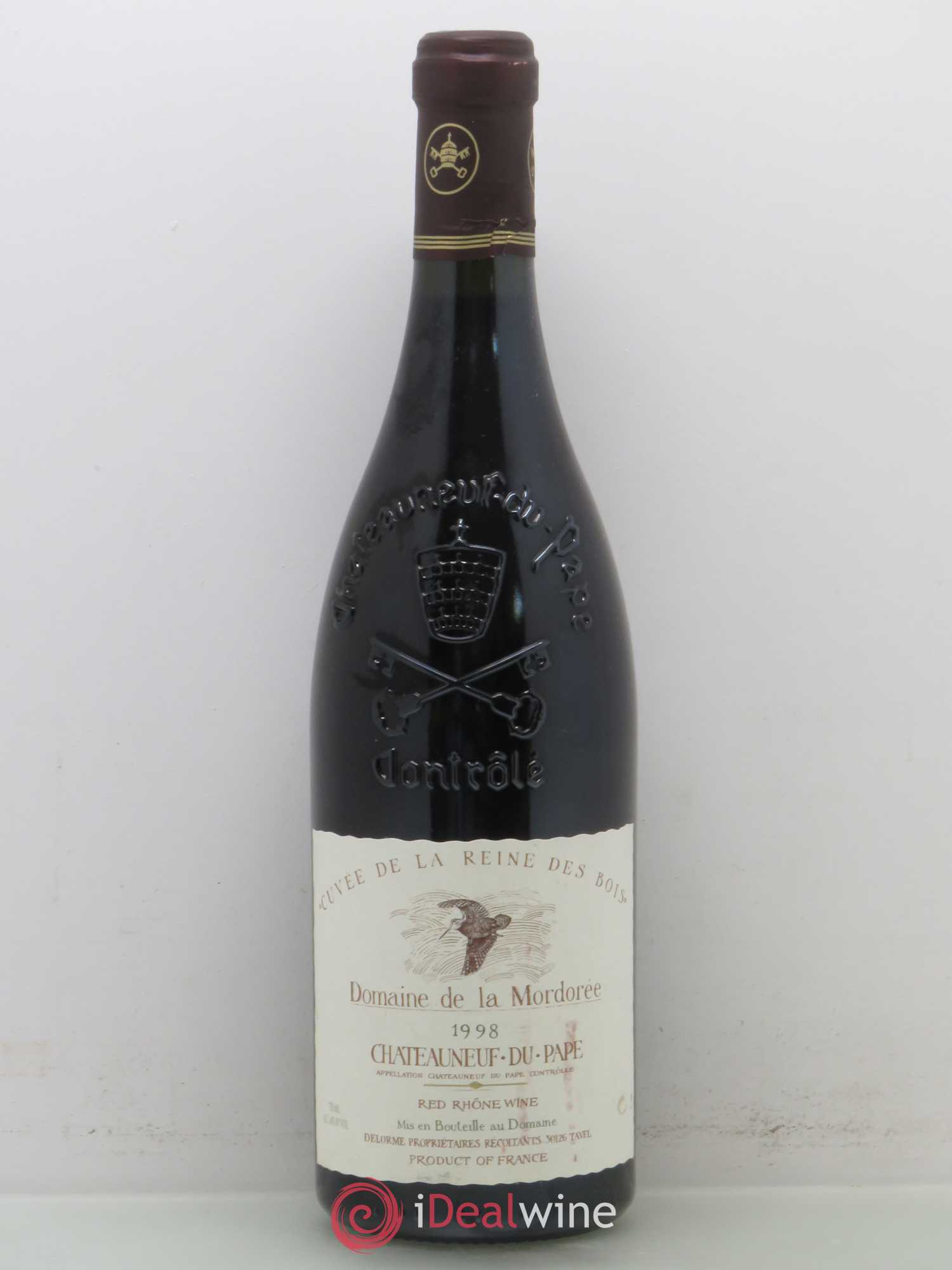 Châteauneuf-du-Pape Cuvée de la Reine des Bois La Mordorée (Domaine de) (sans prix de réserve) 1998 - Lot de 1 bouteille - 0