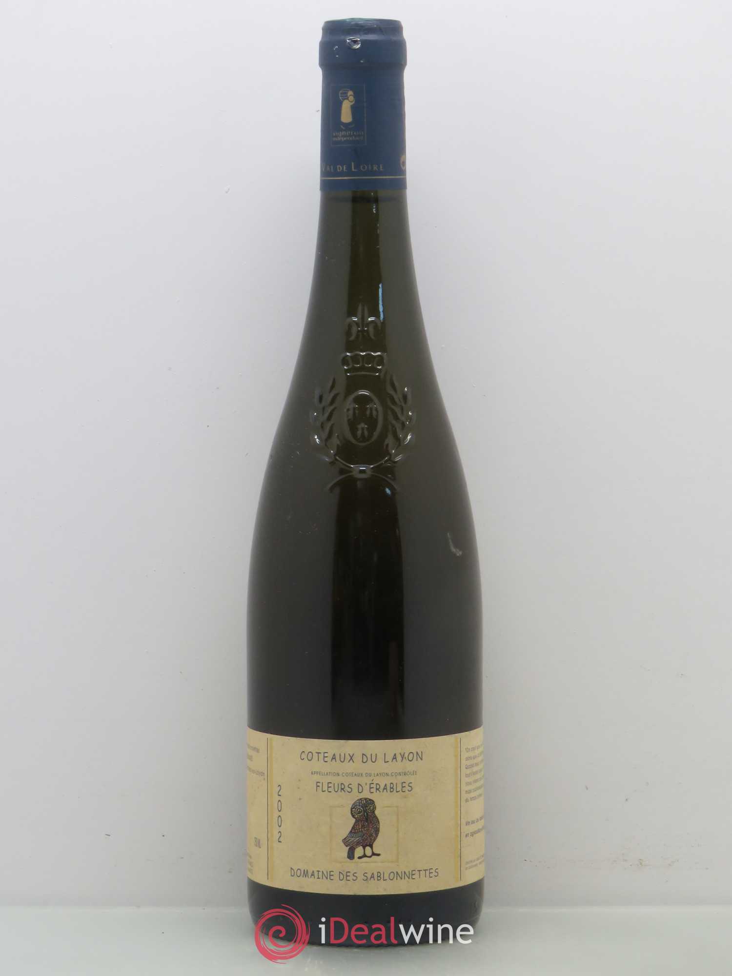 Coteaux du Layon Fleur d'Erables - Domaine des Sablonnettes J. Menard (sans prix de réserve) 2002 - Posten von 1 Flasche - 0