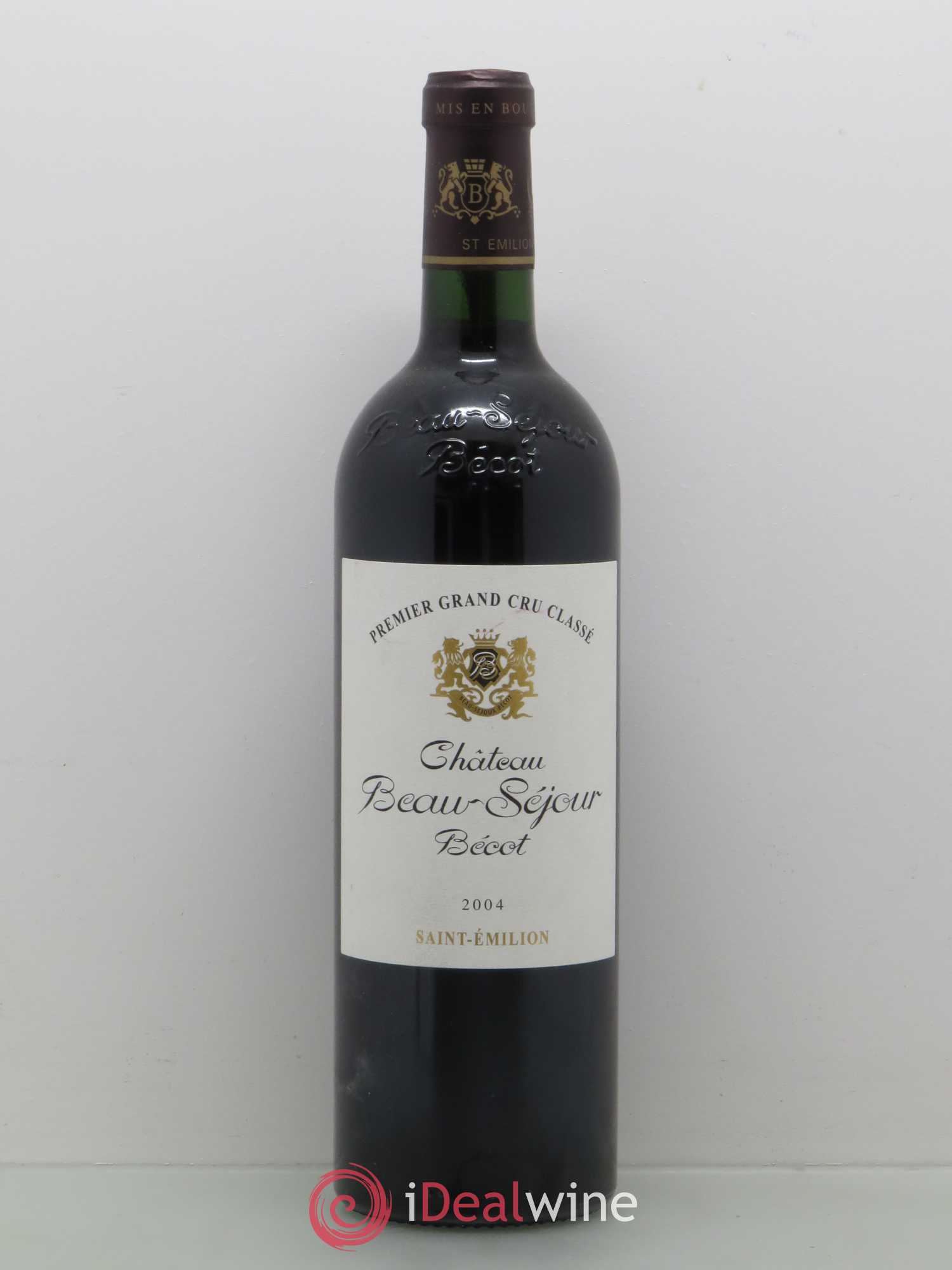 Château Beau-Séjour Bécot 1er Grand Cru Classé B (sans prix de réserve) 2004 - Lot de 1 bouteille - 0