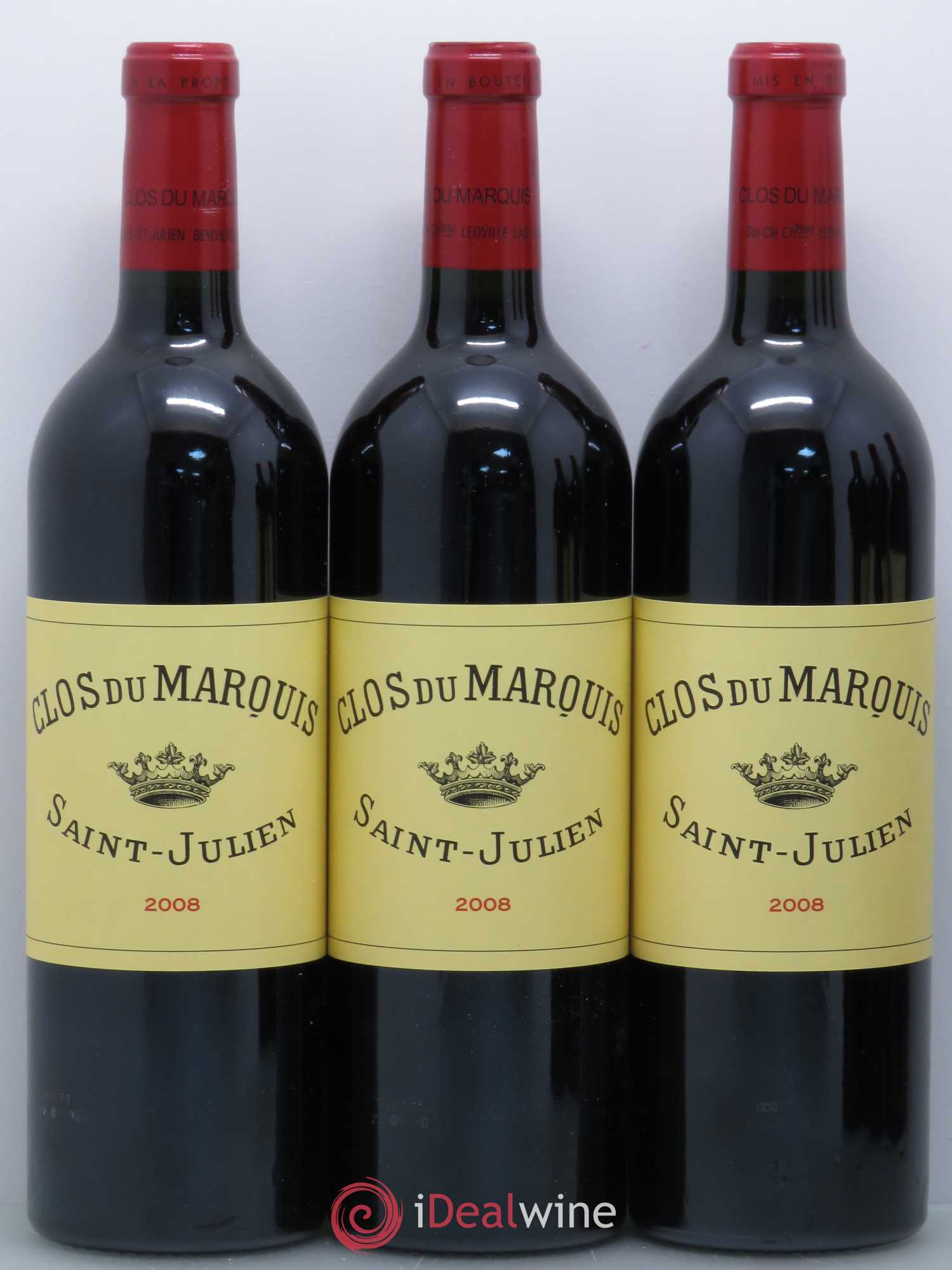 Clos du Marquis (sans prix de réserve) 2008 - Lot de 6 bouteilles - 1