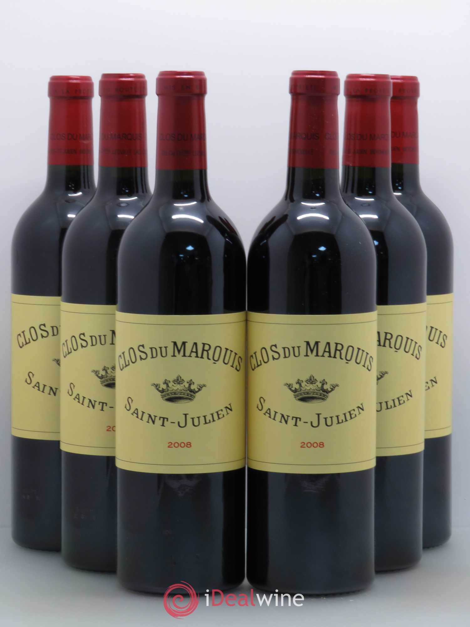 Clos du Marquis (sans prix de réserve) 2008 - Lot de 6 bouteilles - 0