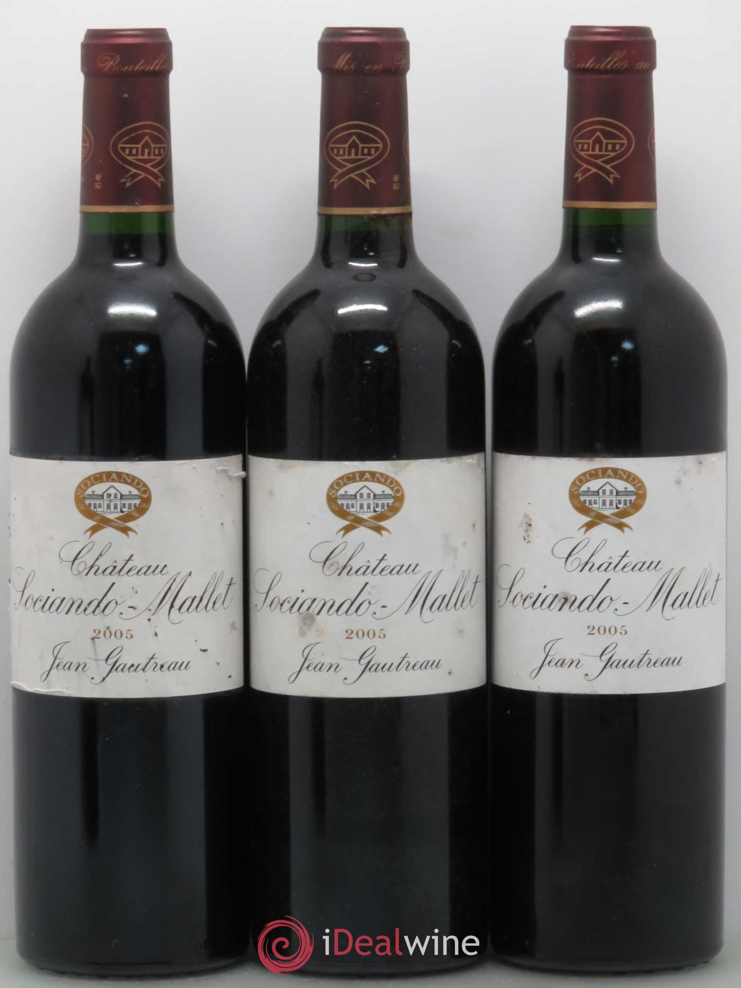 Château Sociando Mallet (sans prix de réserve) 2005 - Lot de 12 bouteilles - 3