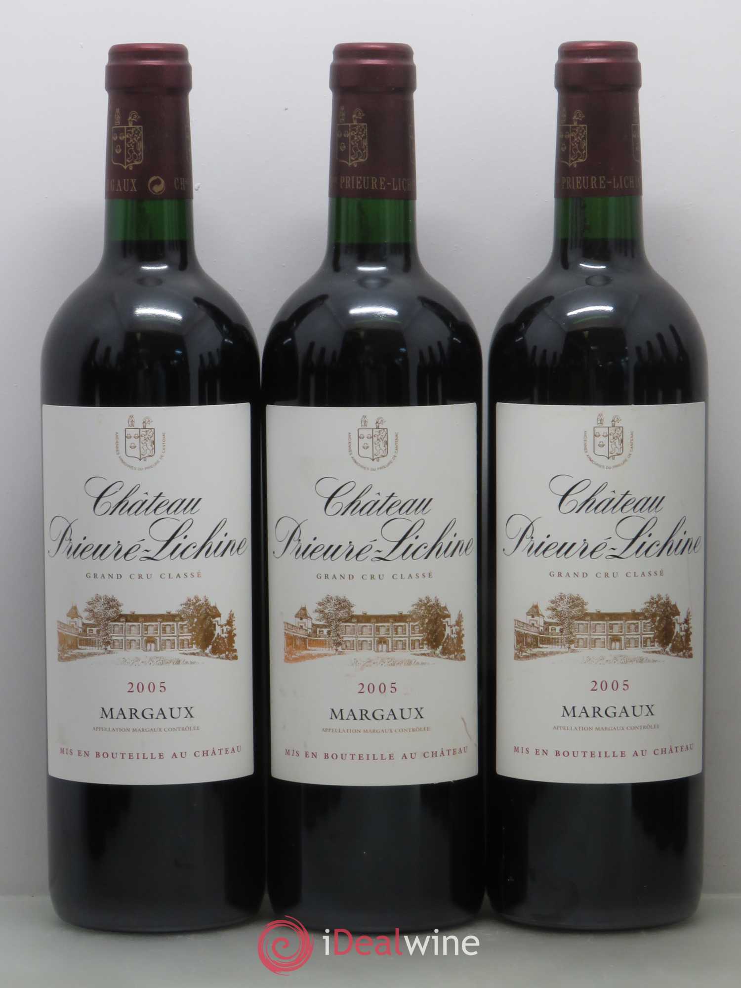Château Prieuré Lichine 4ème Grand Cru Classé 2005 - Lot de 12 bouteilles - 1