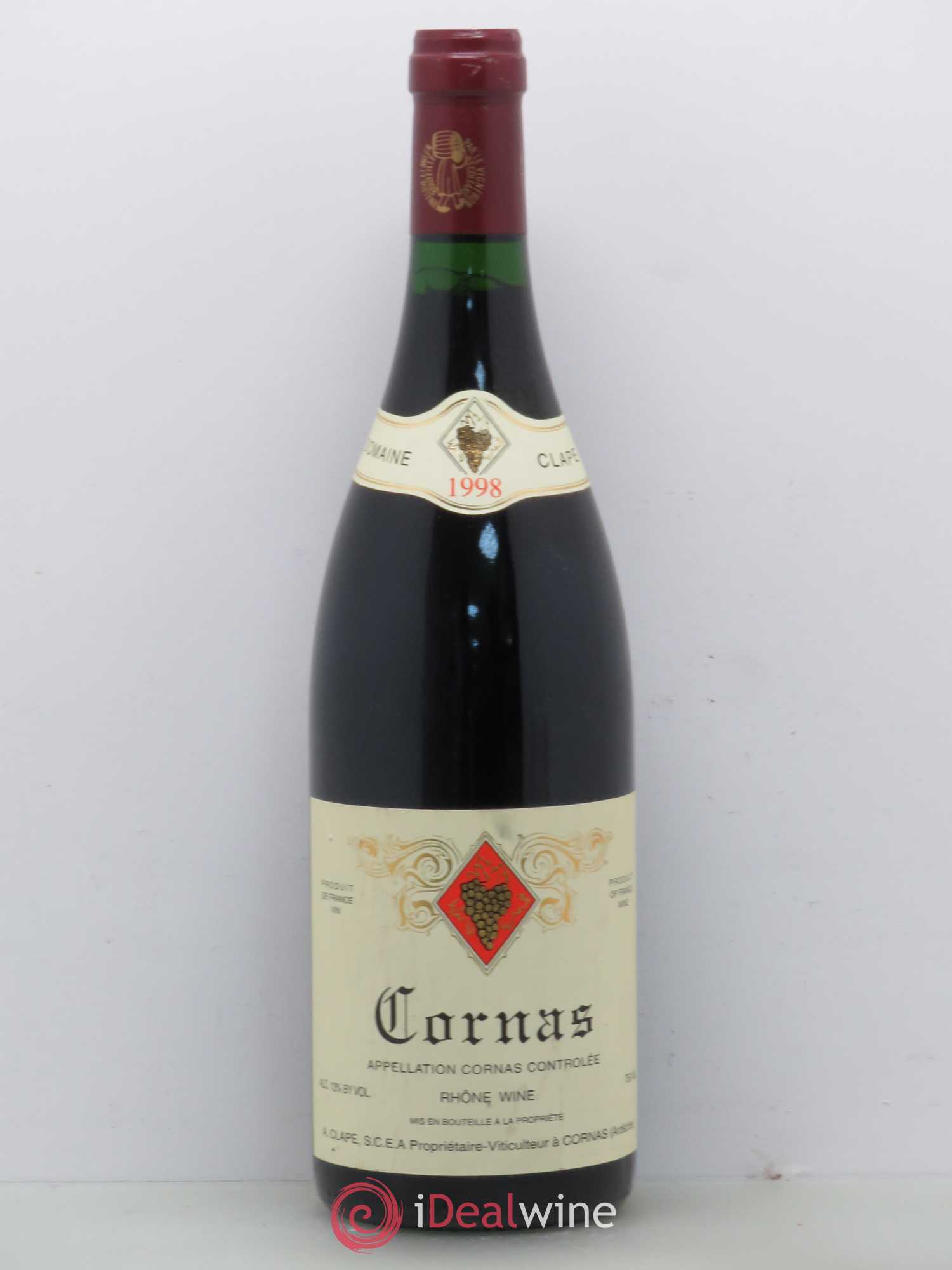 Cornas Auguste Clape (sans prix de réserve) 1998 - Lot de 1 bouteille - 0