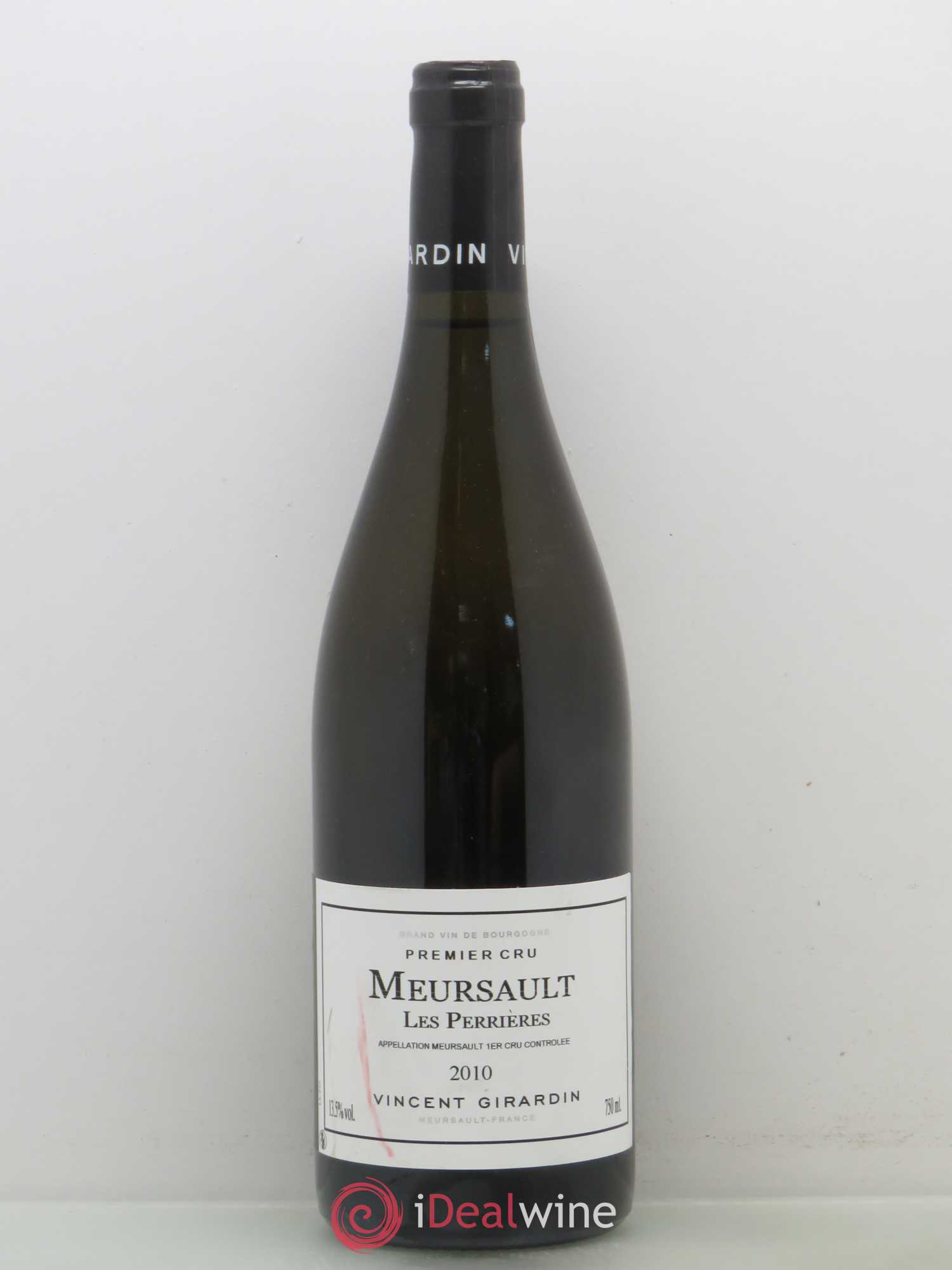 Meursault 1er Cru Perrières Vincent Girardin (sans prix de réserve) 2010 - Posten von 1 Flasche - 0