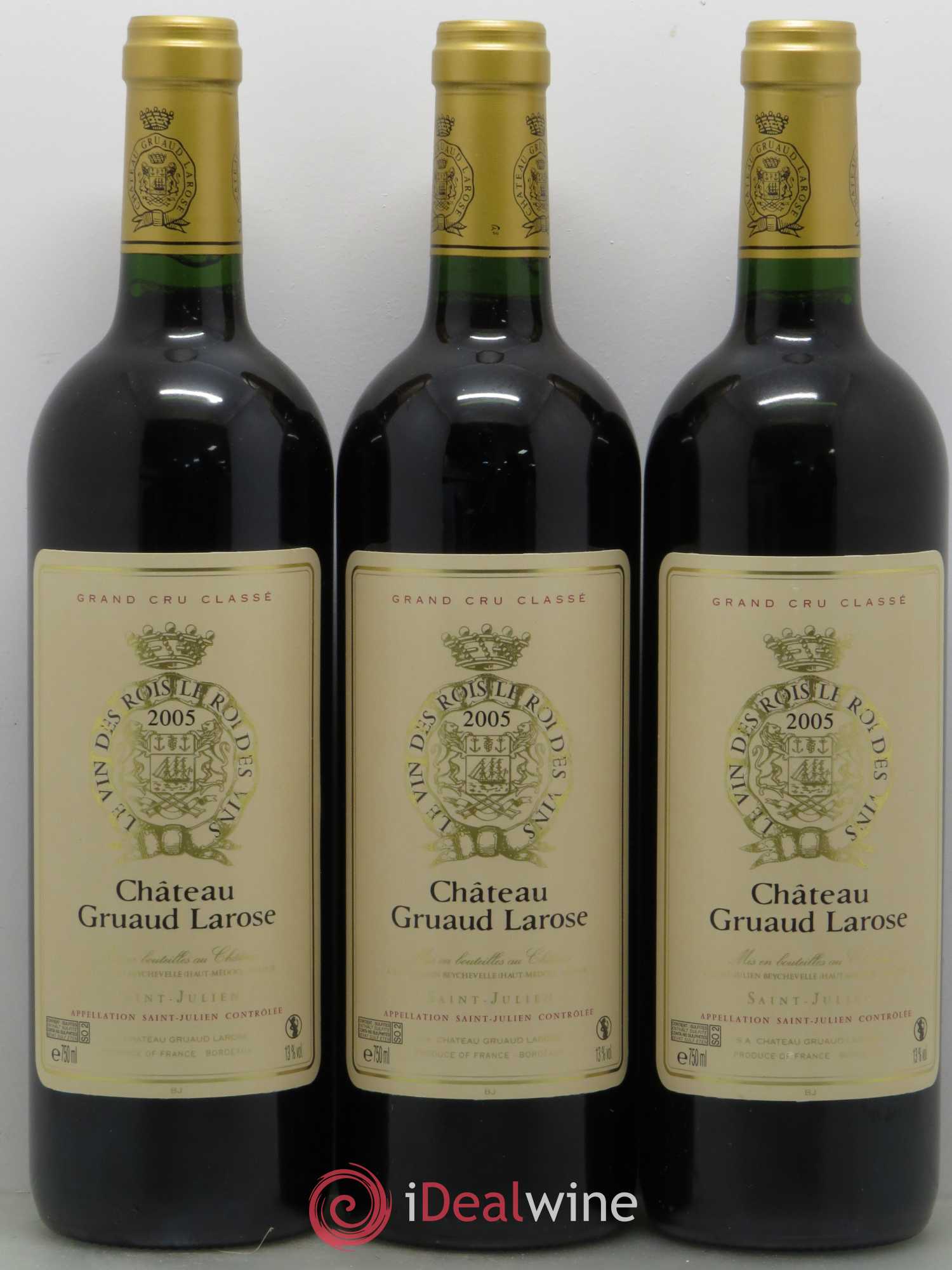 Château Gruaud Larose 2ème Grand Cru Classé  (sans prix de réserve) 2005 - Lot de 6 bouteilles - 1