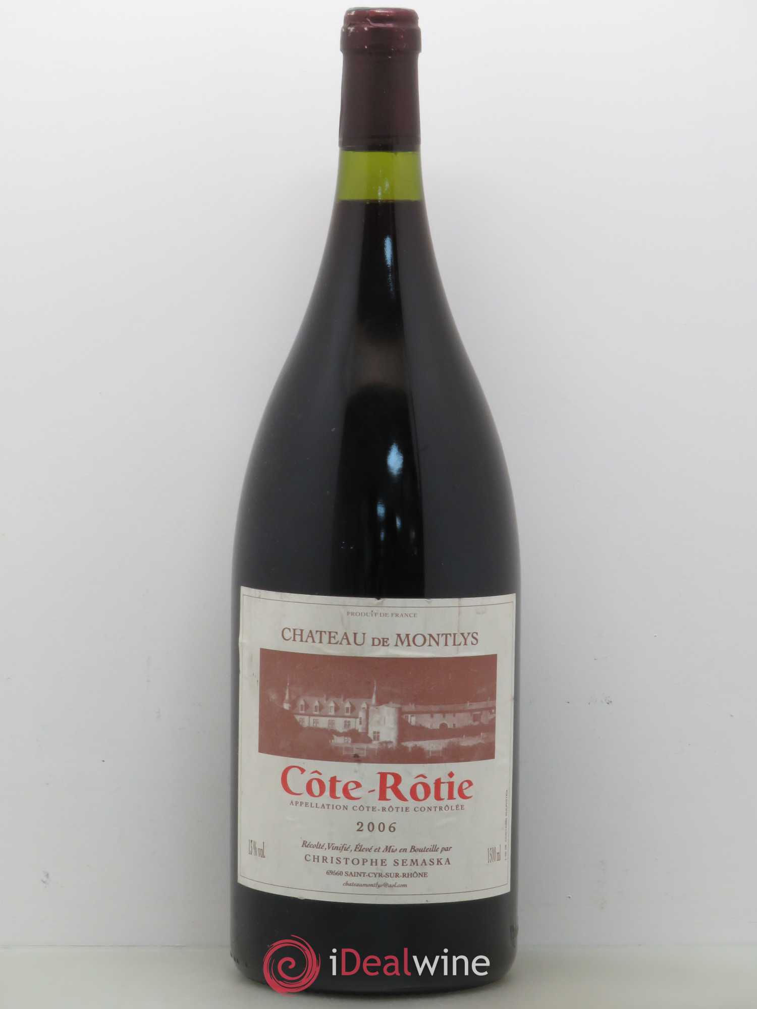 Côte-Rôtie Semaska Château De Monlys (sans prix de réserve) 2006 - Posten von 1 Magnum - 0