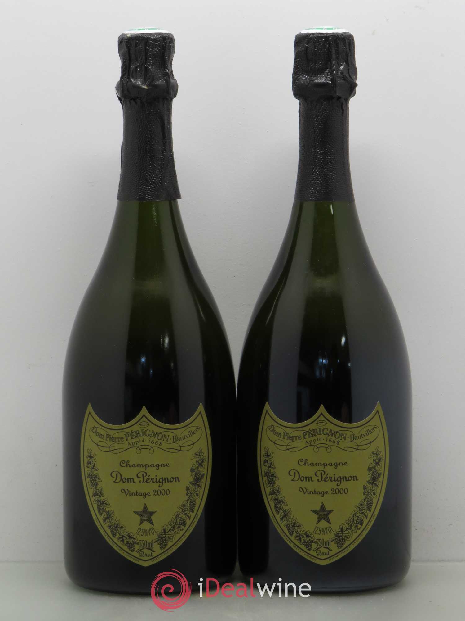 Brut Dom Pérignon (Coffret) (sans prix de réserve) 2000 - Posten von 2 Flaschen - 0
