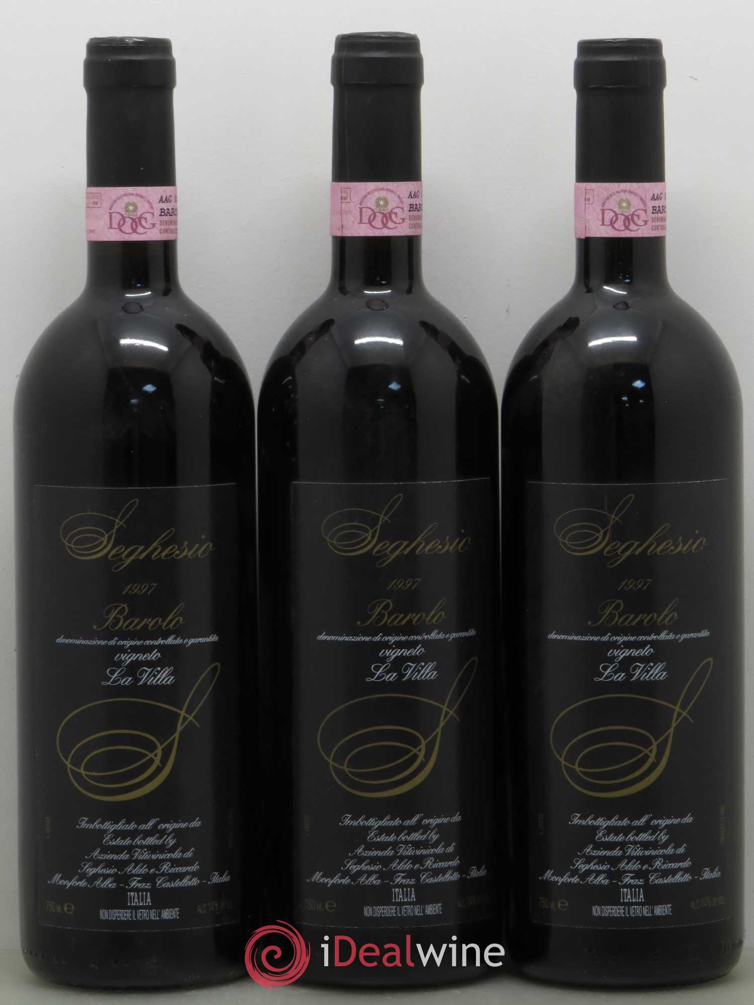 Barolo Barolo La Villa Seghesio (sans prix de réserve) 1997 - Lotto di 3 bottiglie - 0