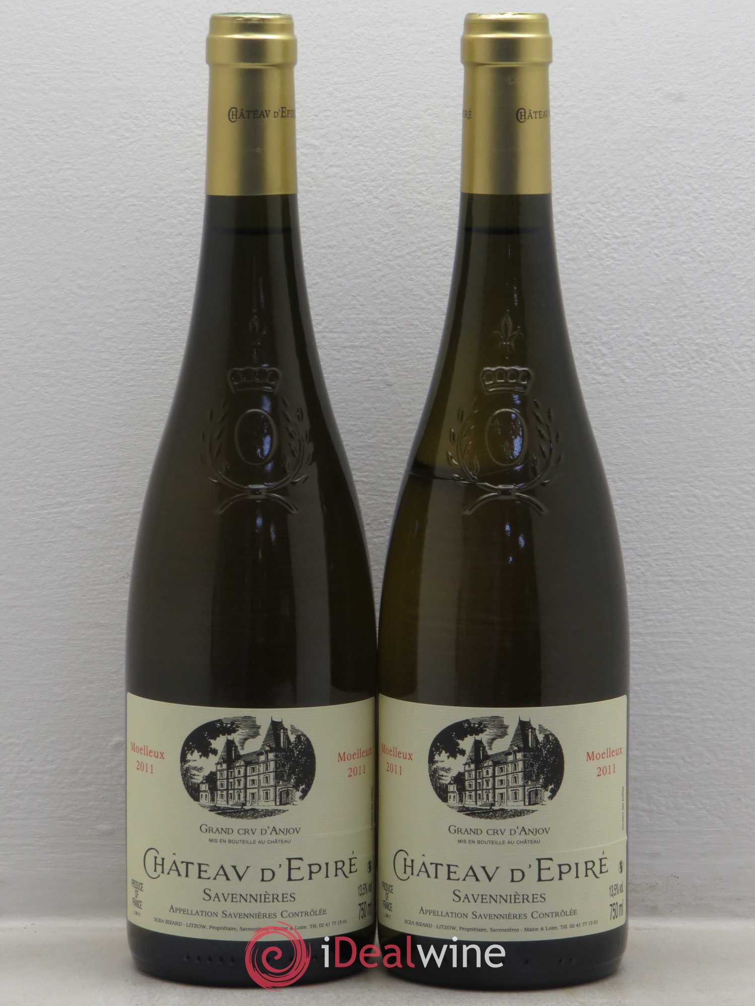 Savennières Moelleux (sans prix de réserve) 2011 - Posten von 2 Flaschen - 0