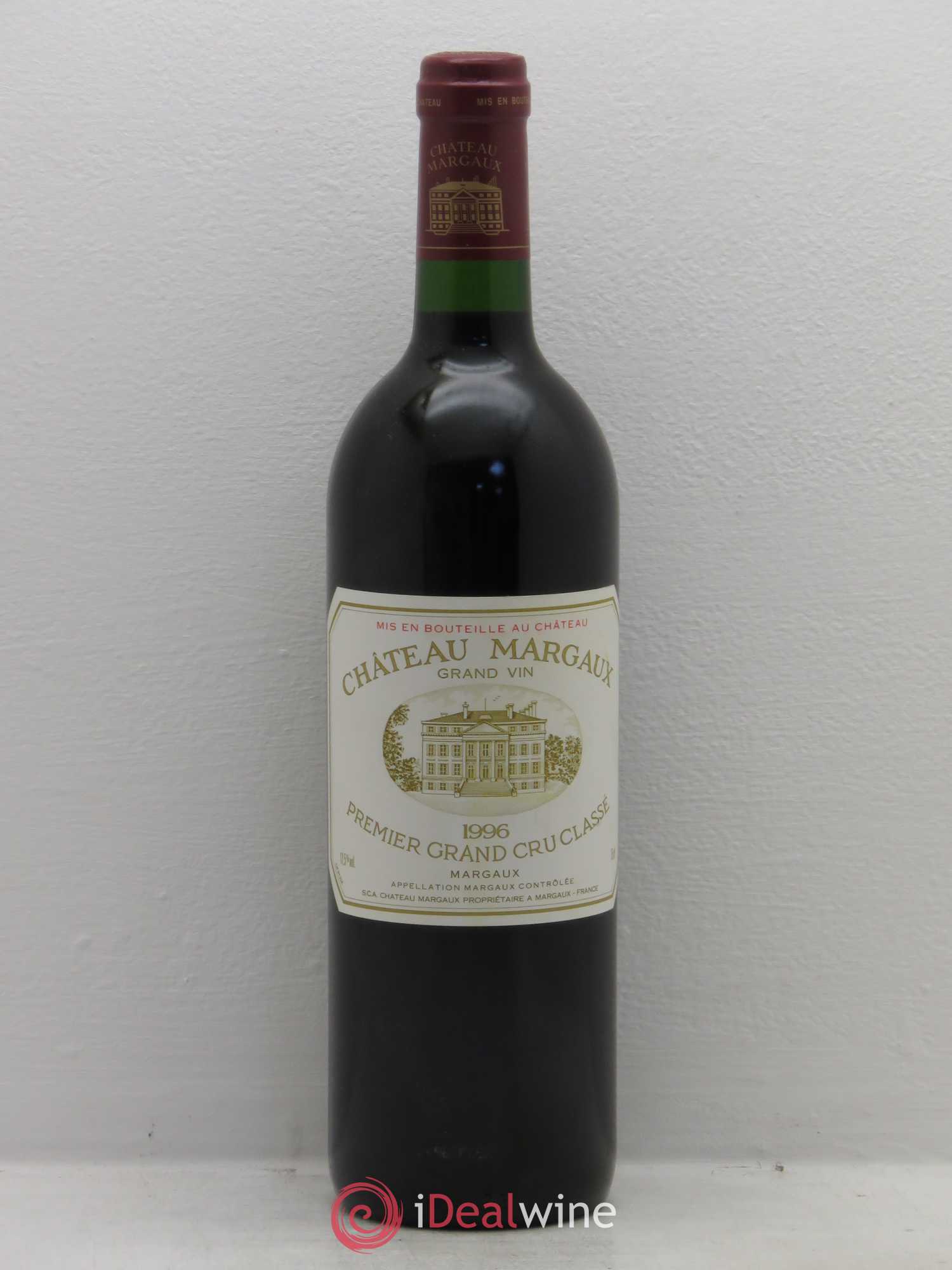 Château Margaux 1er Grand Cru Classé 1996 - Lot de 1 bouteille - 0