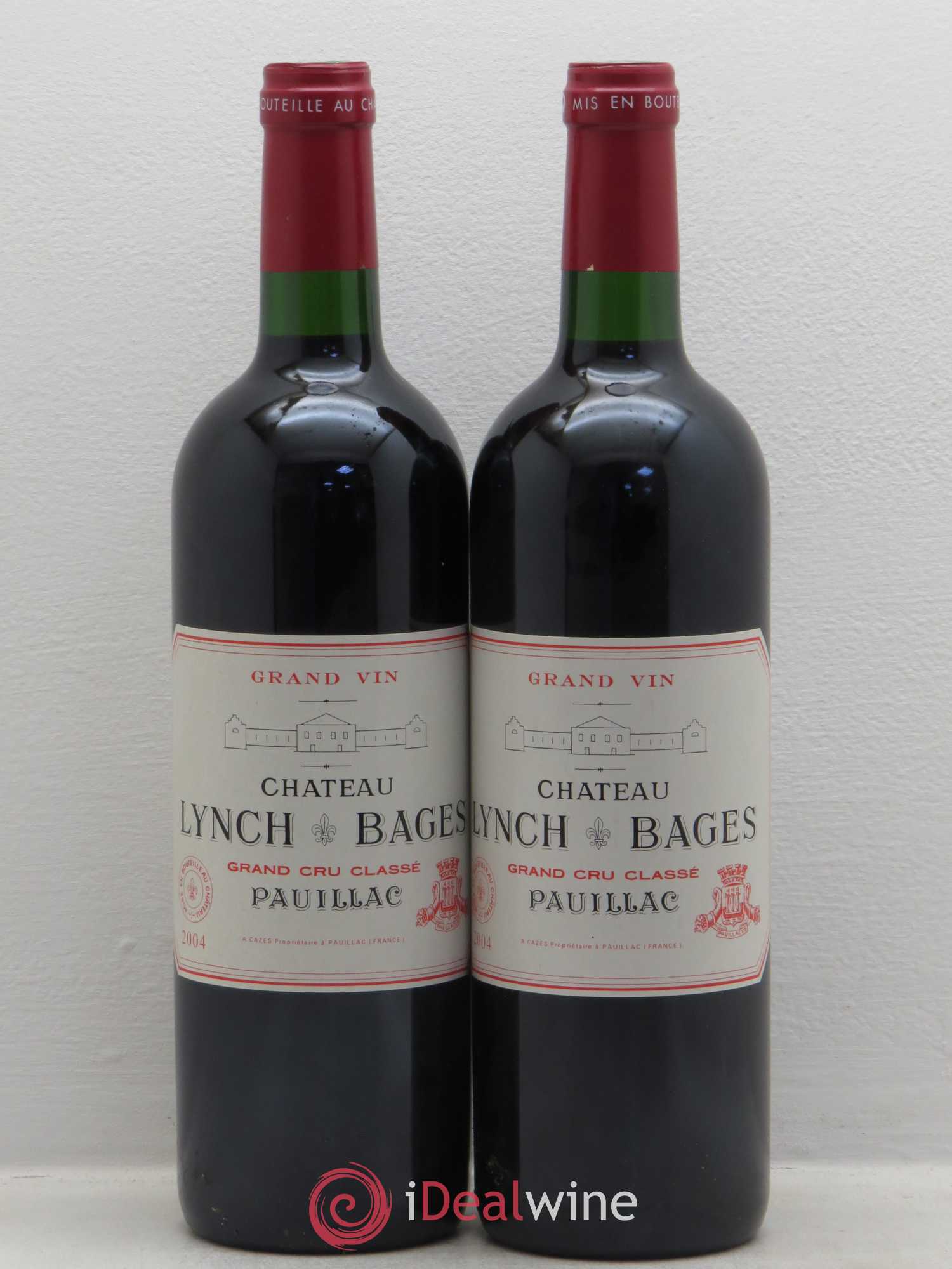 Château Lynch Bages 5ème Grand Cru Classé (sans prix de réserve) 2004 - Lot de 2 bouteilles - 0