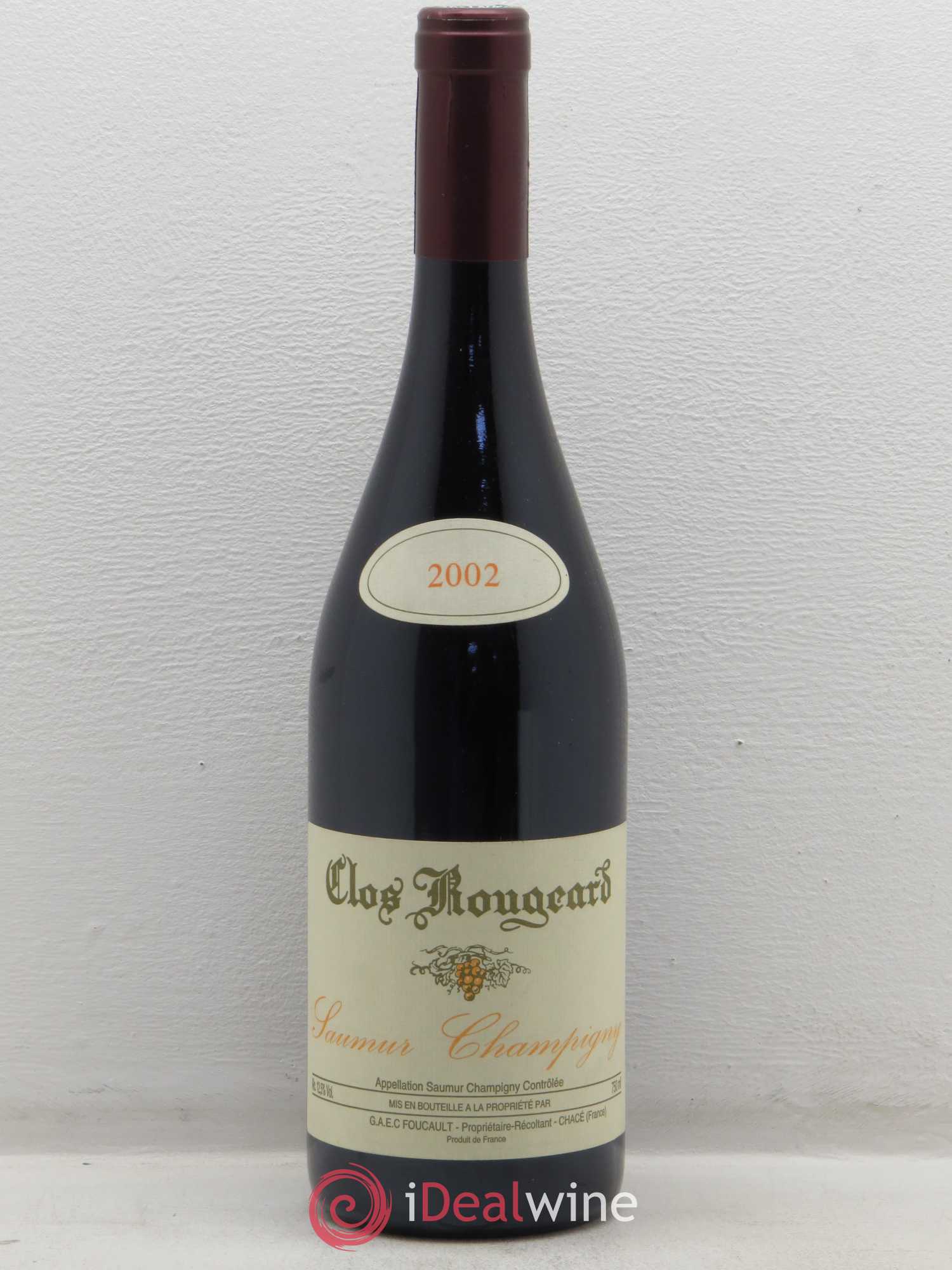 Saumur-Champigny Clos Rougeard (sans prix de réserve) 2002 - Lot de 1 bouteille - 0