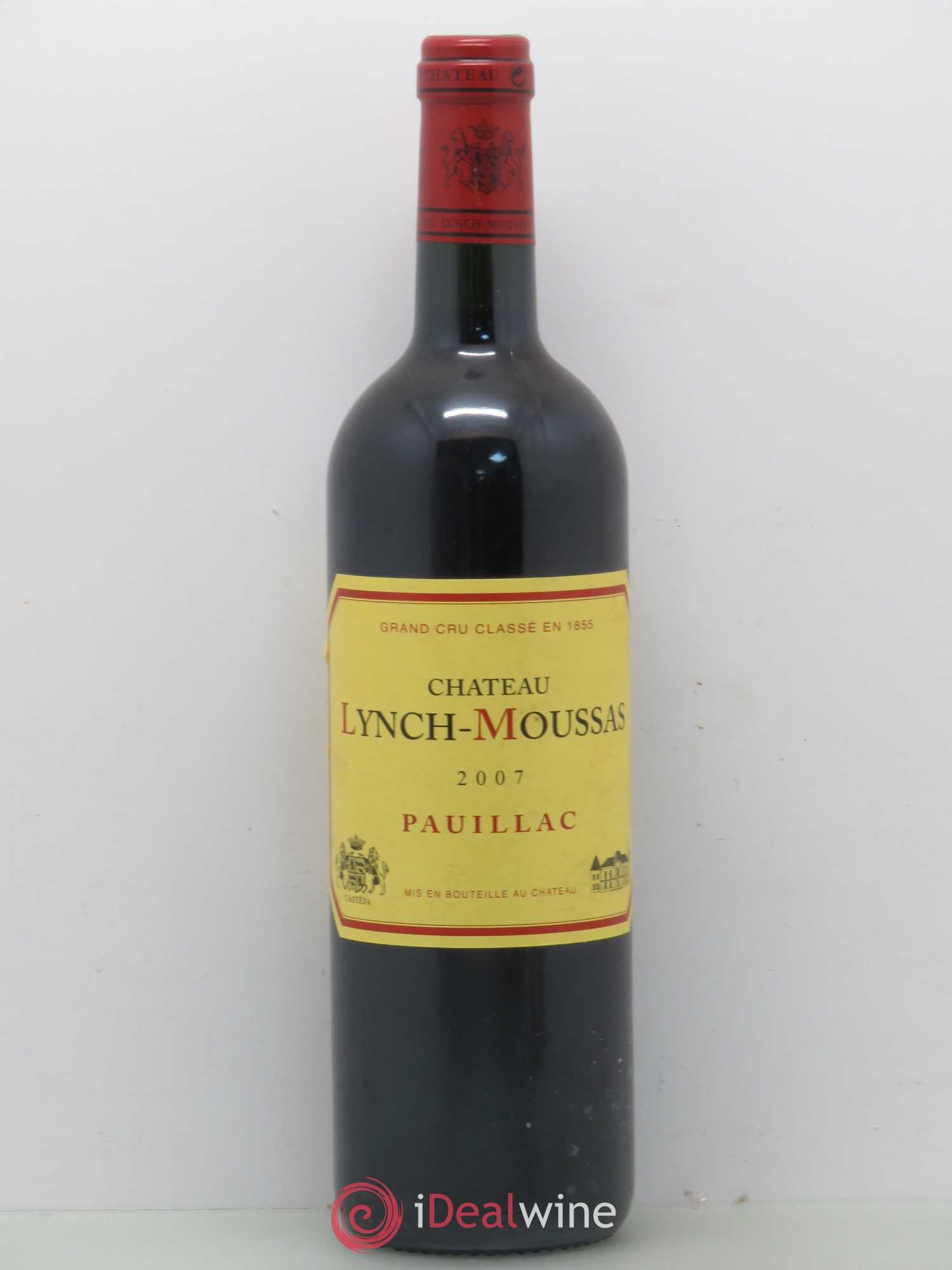 Château Lynch Moussas 5ème Grand Cru Classé (sans prix de réserve) 2007 - Lot de 1 bouteille - 0
