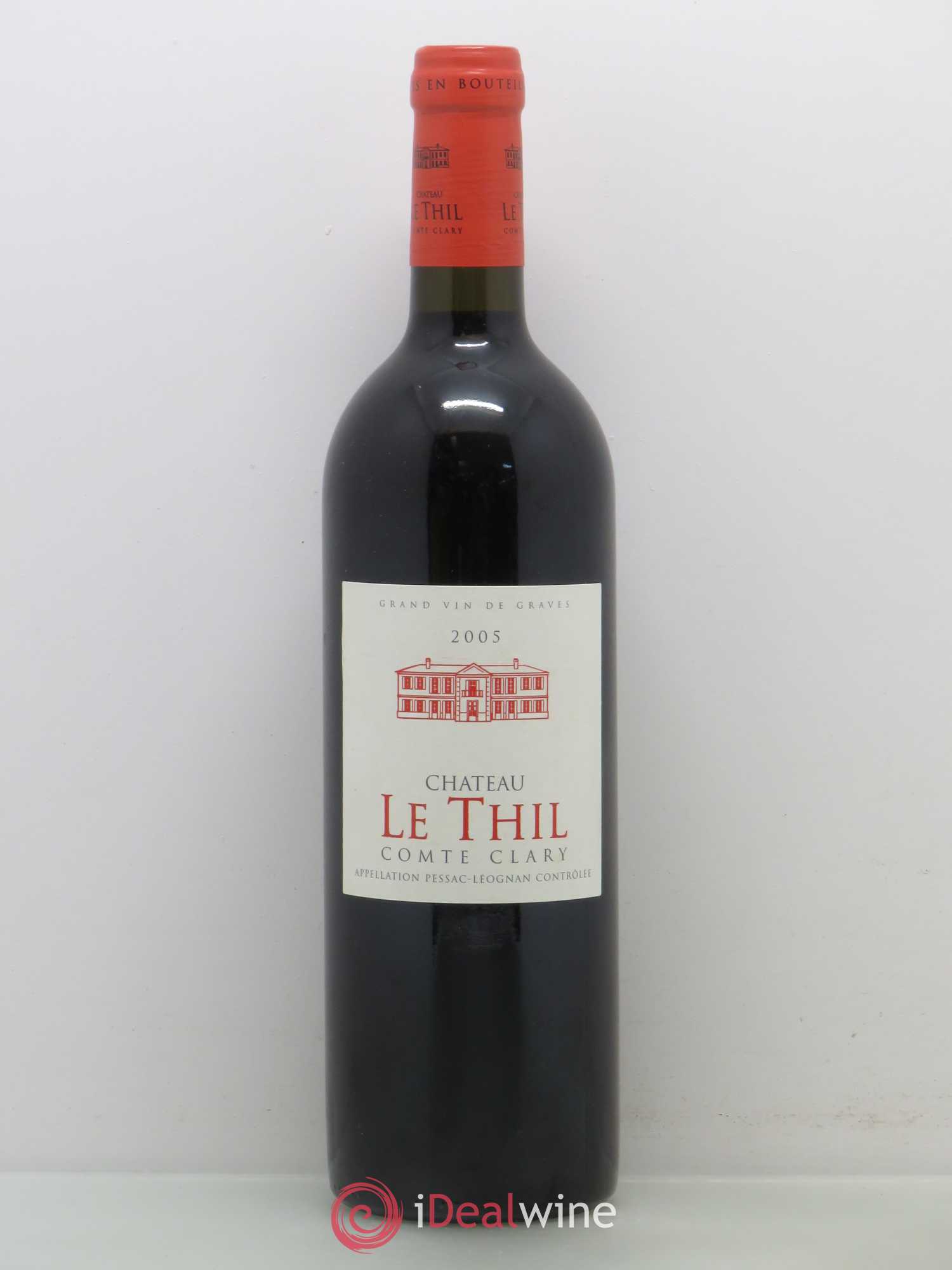 Pessac-Léognan Château Le Thil Cuvee Desiree Clary (sans prix de réserve) 2005 - Posten von 1 Flasche - 0