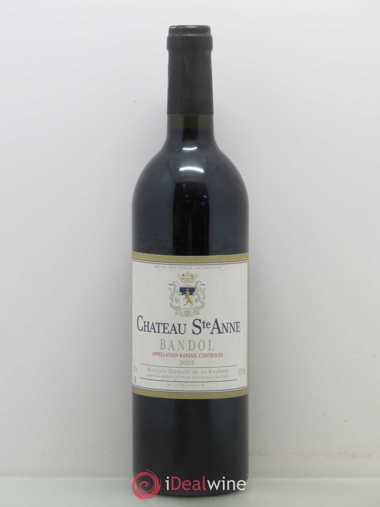 Bandol Château Sainte Anne (sans prix de réserve) 2005 - Posten von 1 Flasche - 0