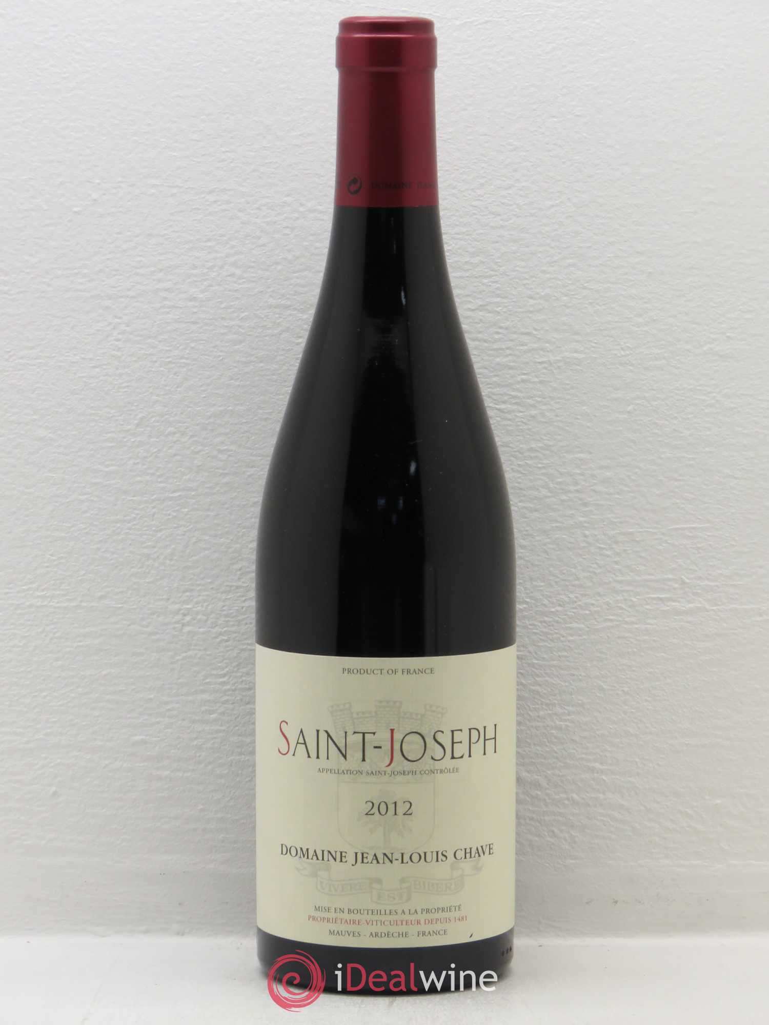 Saint-Joseph Jean-Louis Chave (sans prix de réserve) 2012 - Lot de 1 bouteille - 0