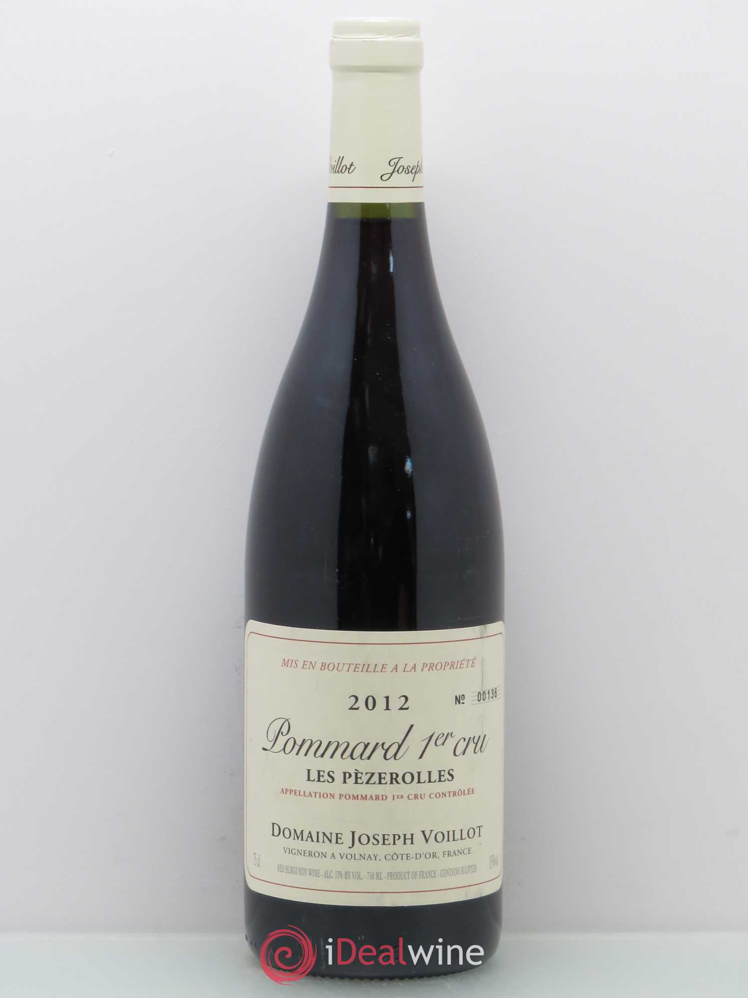 Pommard 1er Cru Joseph Voillot Pezerolles (sans prix de réserve) 2012 - Posten von 1 Flasche - 0