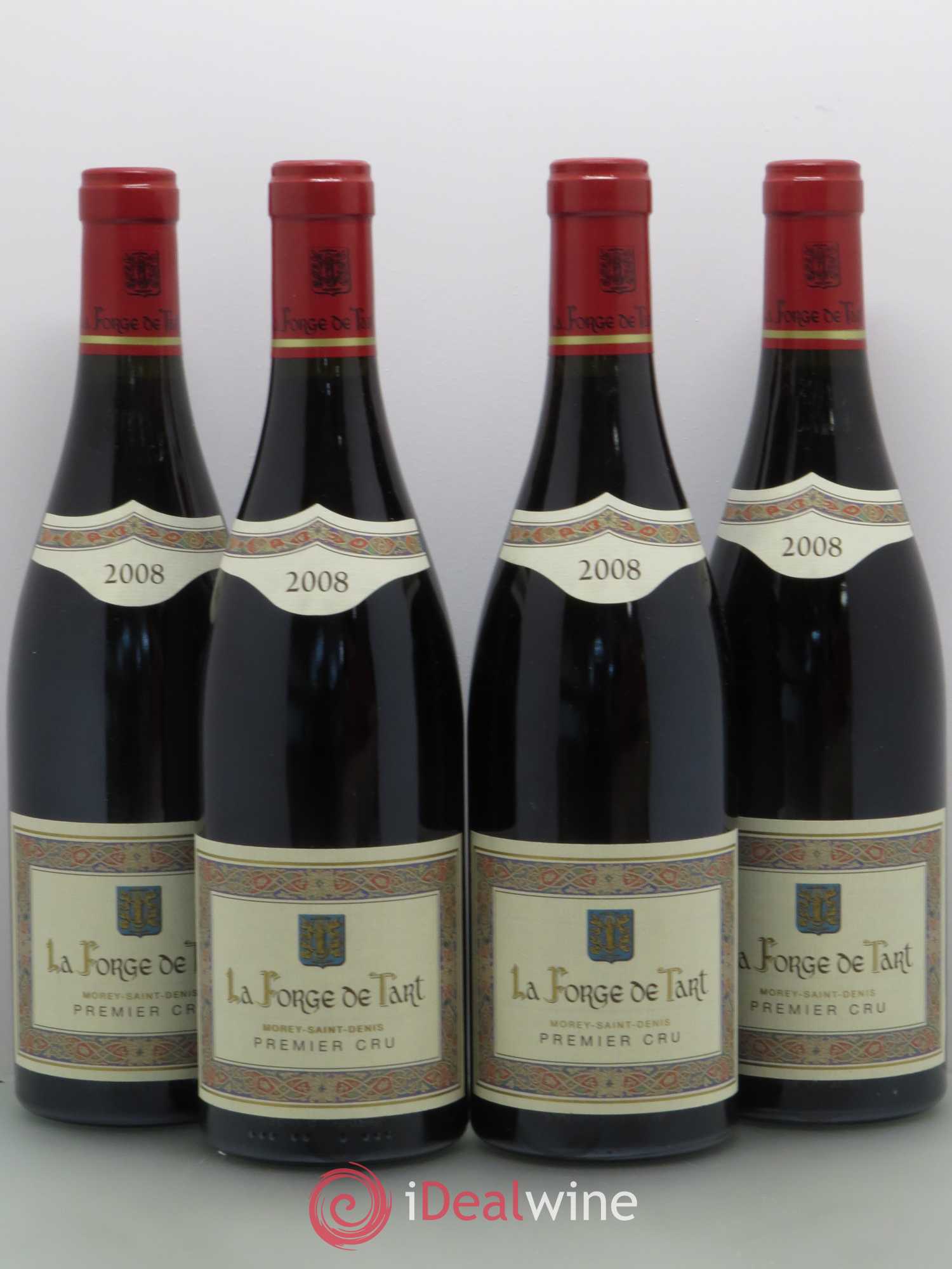 Morey-Saint-Denis 1er Cru La Forge de Tart Clos de Tart (sans prix de réserve) 2008 - Lot de 4 bouteilles - 0