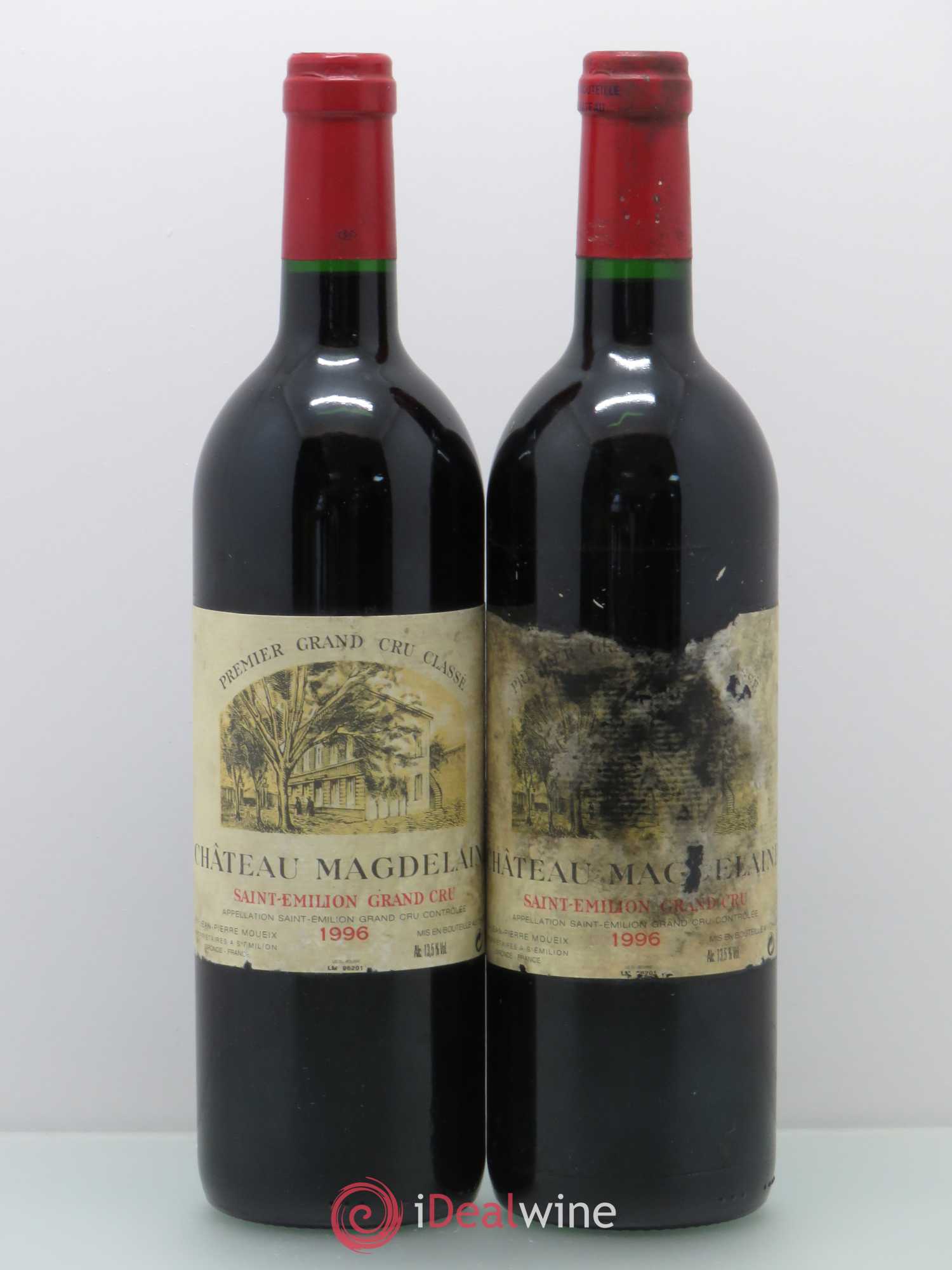 Château Magdelaine (sans prix de réserve) 1996 - Lot de 2 bouteilles - 0