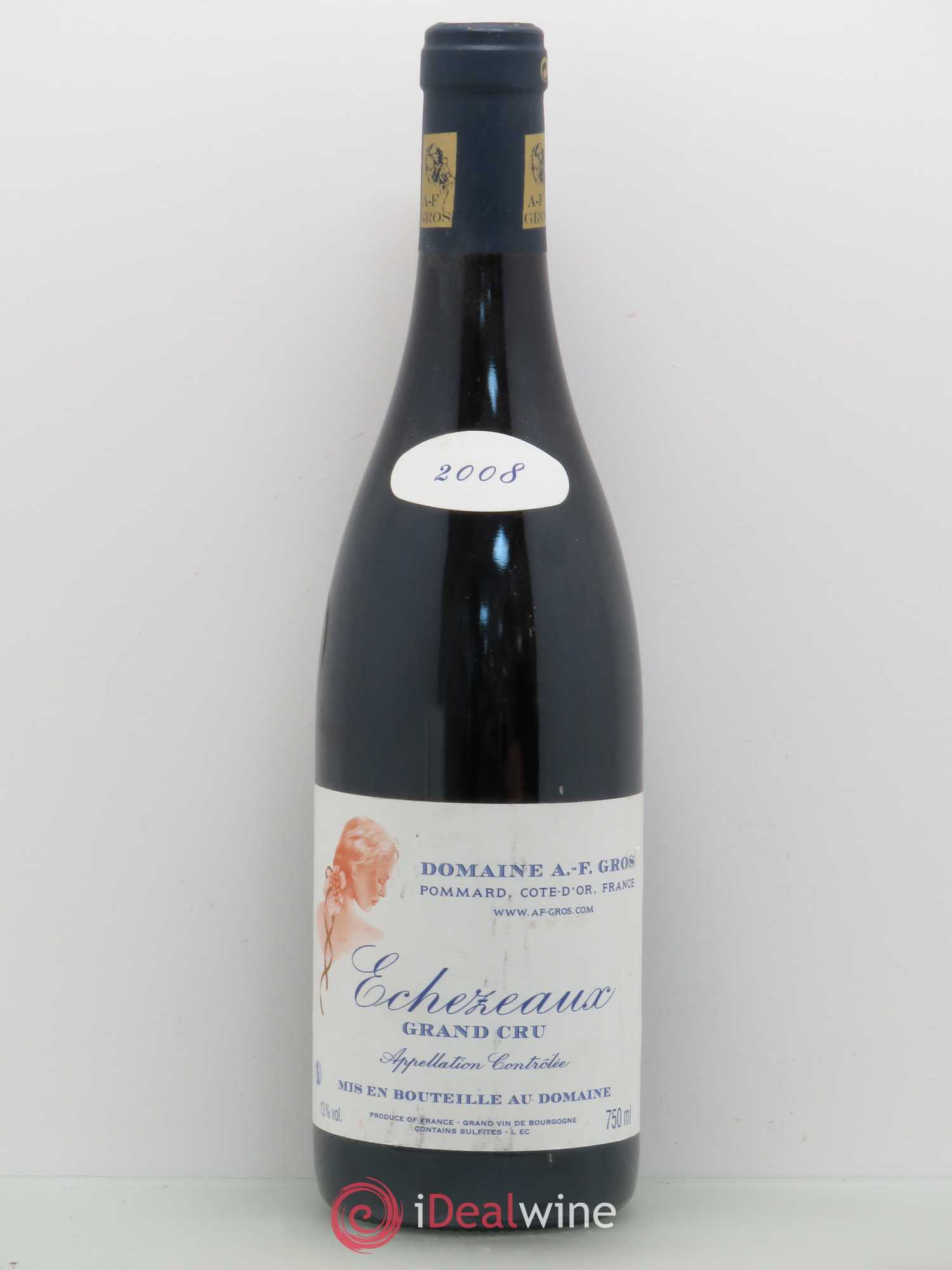 Echezeaux Grand Cru A.-F. Gros (sans prix de réserve) 2008 - Lot de 1 bouteille - 0