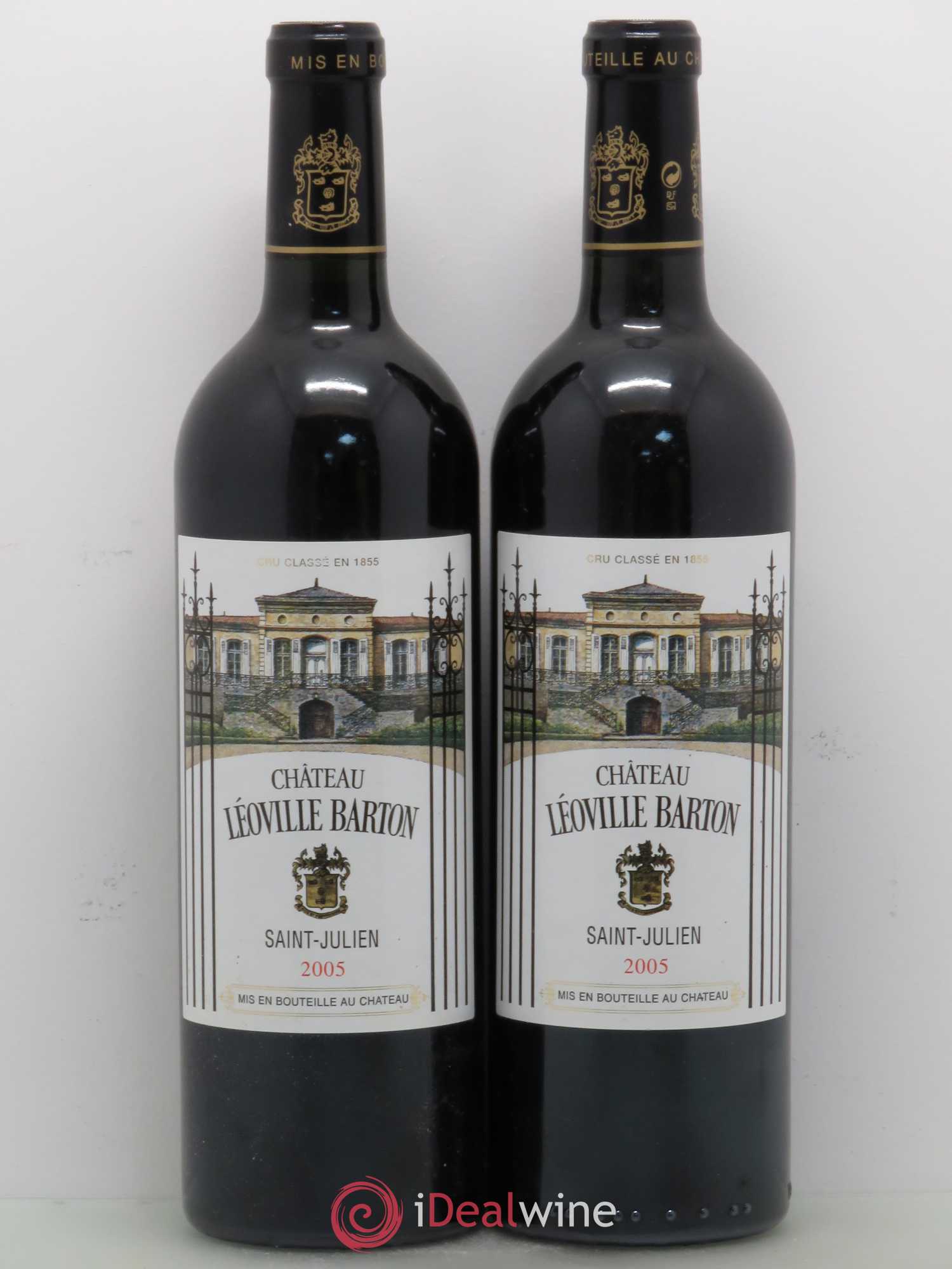 Château Léoville Barton 2ème Grand Cru Classé (sans prix de réserve) 2005 - Lot de 2 bouteilles - 0