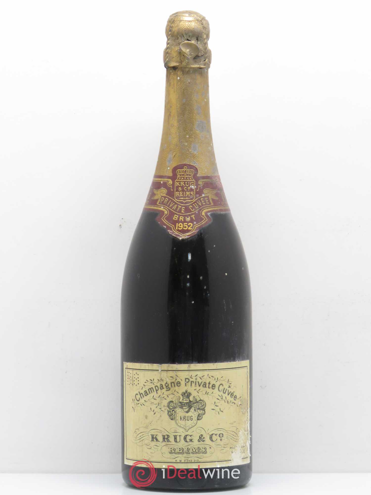 Champagne Krug Private Cuvée 1952 - Posten von 1 Flasche - 0