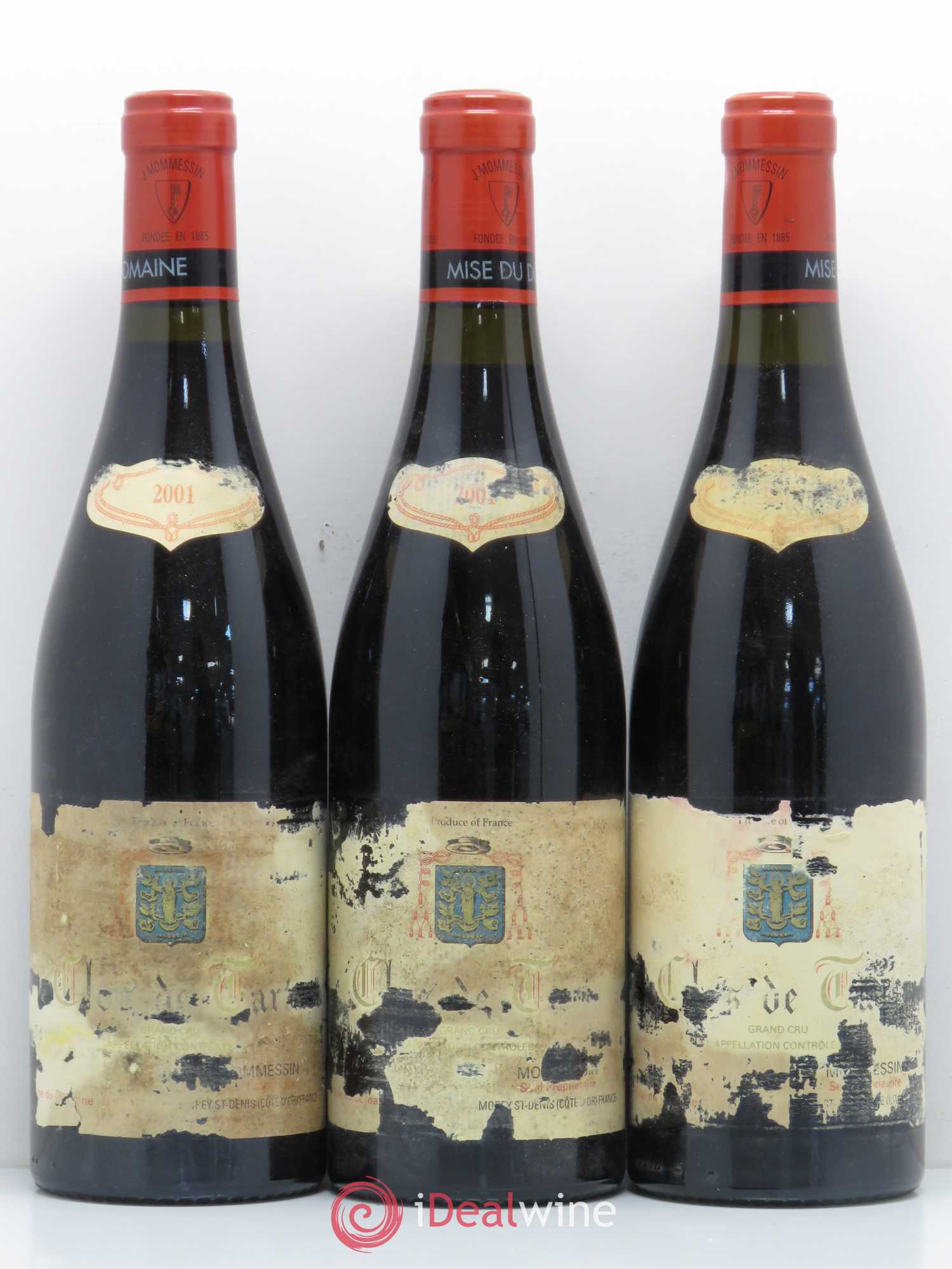 Clos de Tart Grand Cru Clos de Tart 2001 - Lot de 3 bouteilles - 0