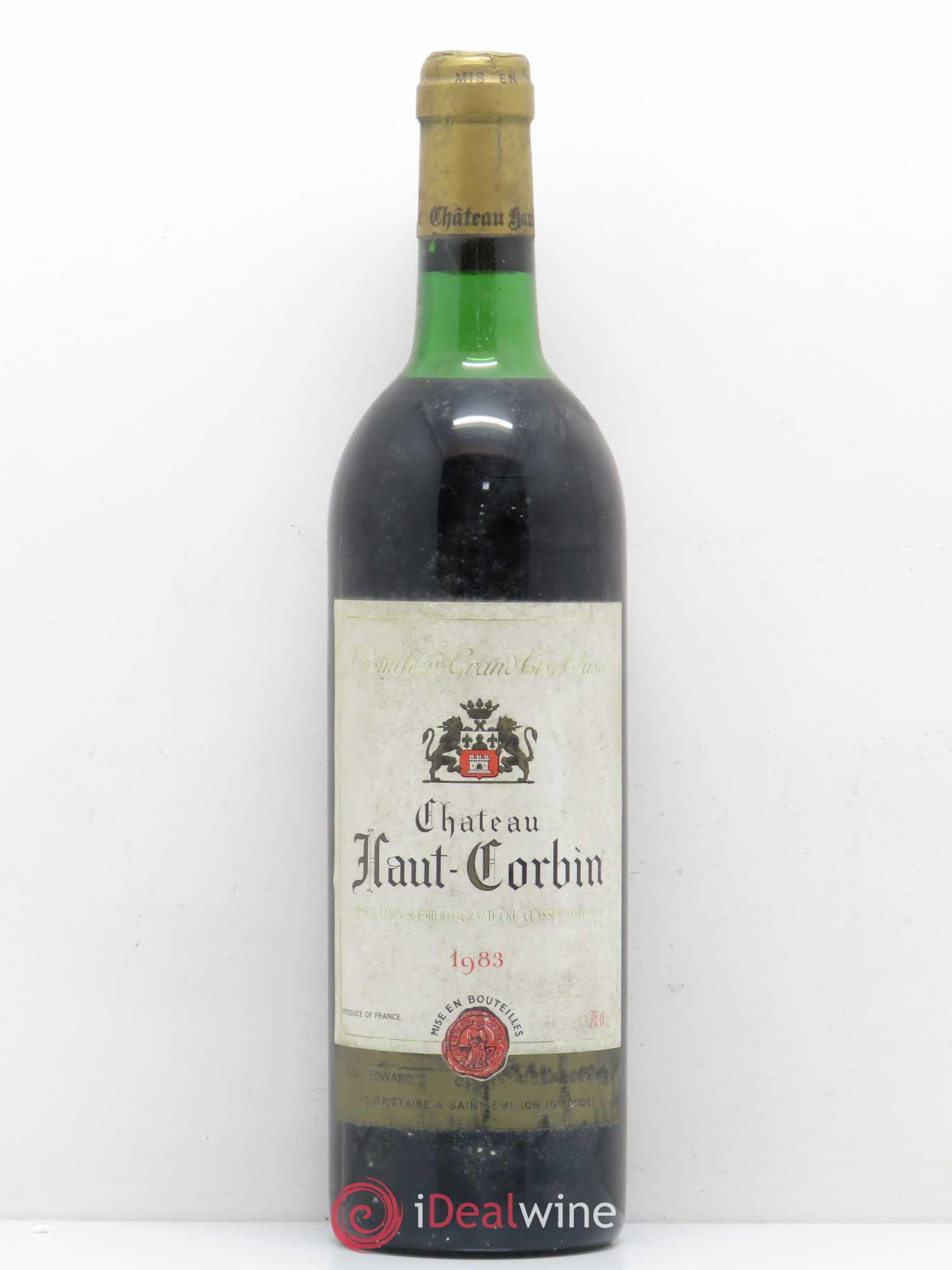 Château Haut Corbin Grand Cru (sans prix de réserve) 1983 - Lot de 1 bouteille - 0