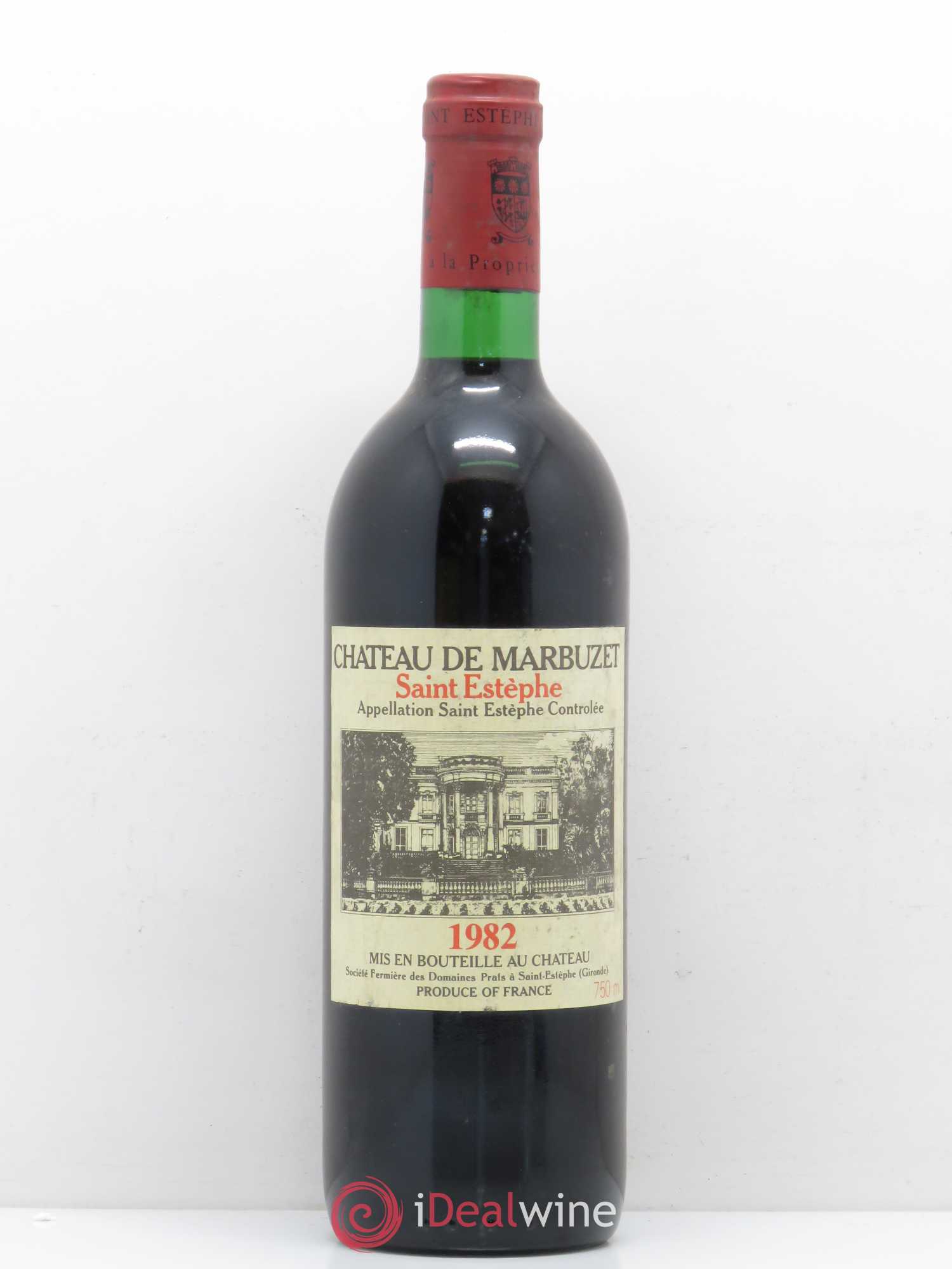 Château de Marbuzet Cru Bourgeois 1982 - Lot de 1 bouteille - 0